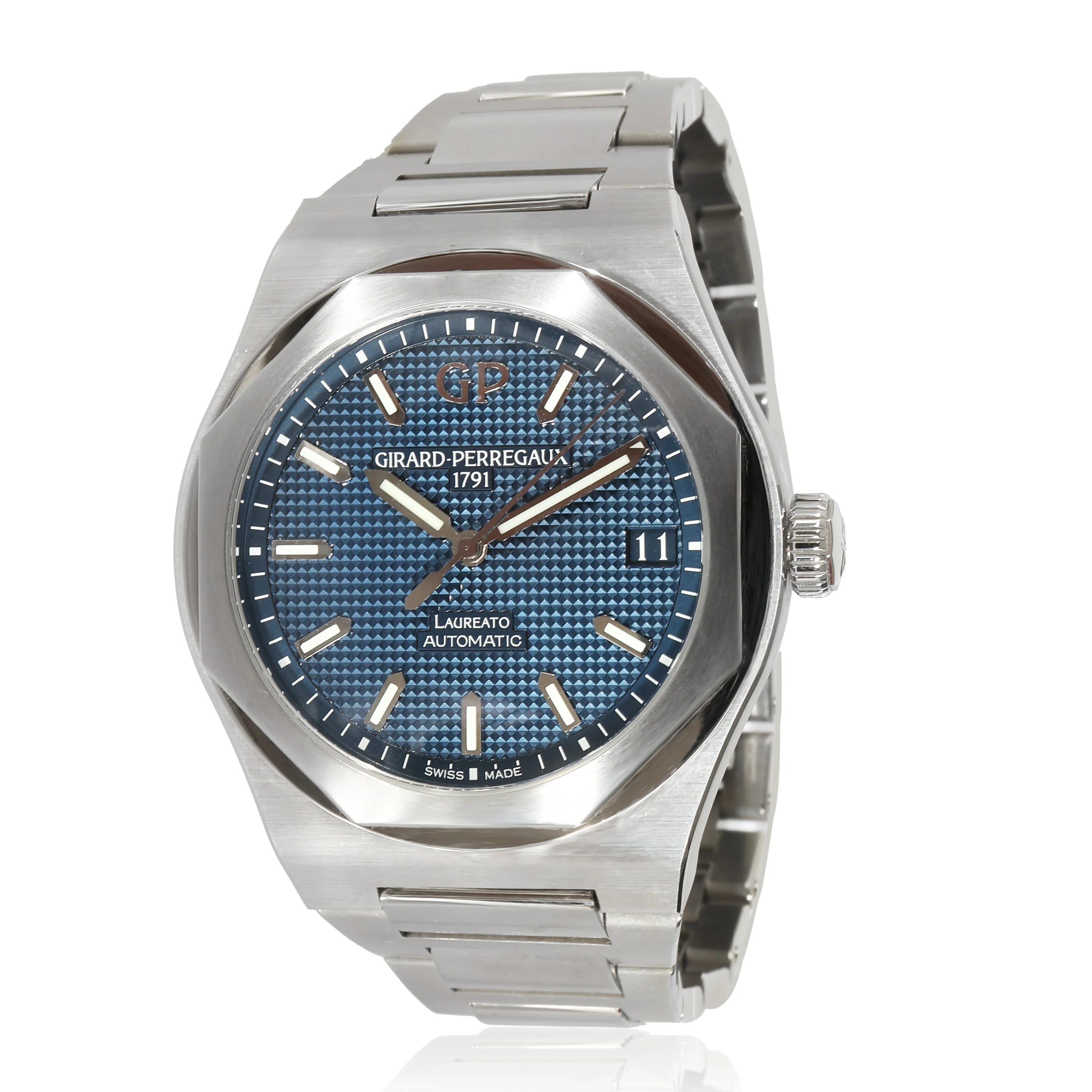 Girard Perregaux Laureto 81010-431-11A Mens Watch in Stainless Steel