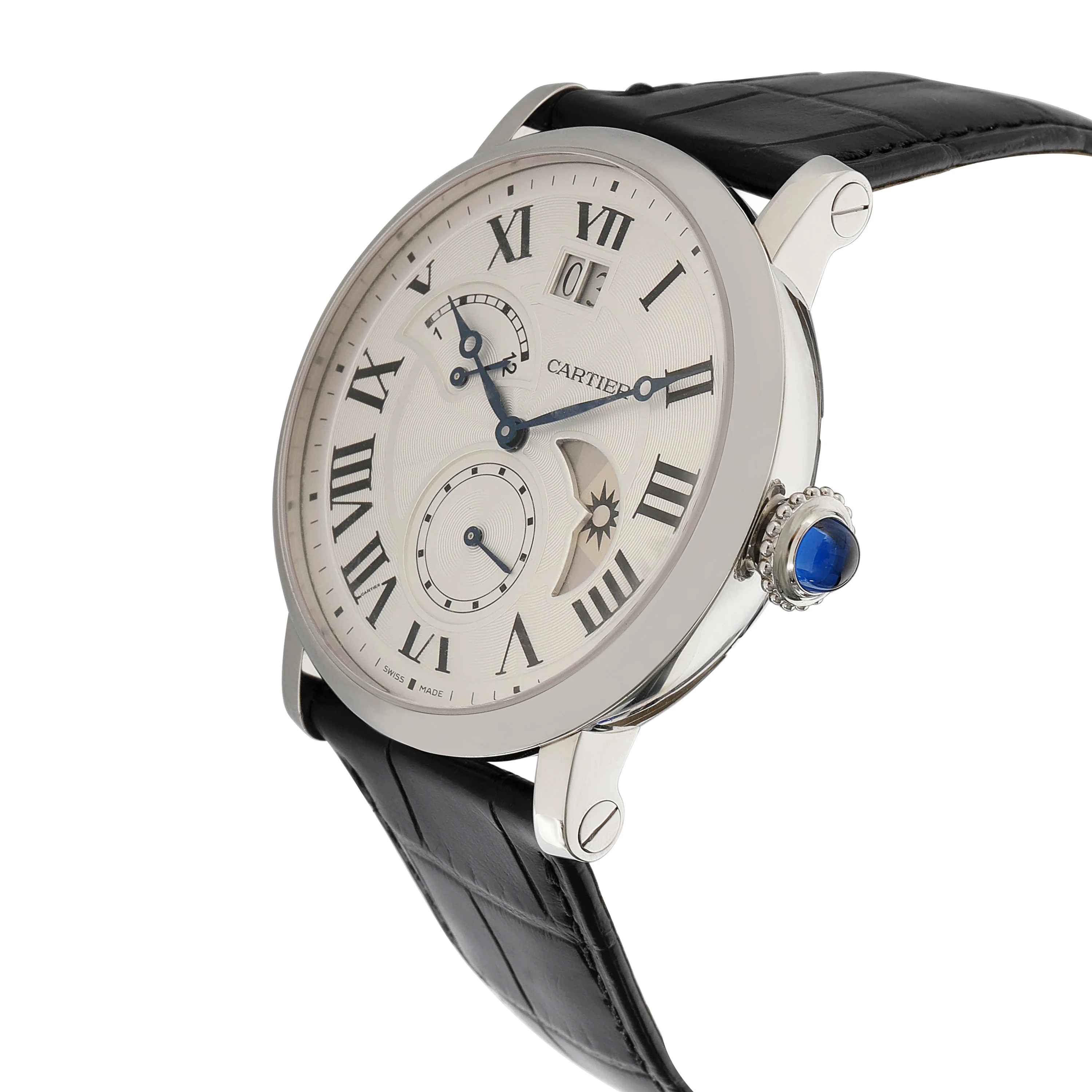 Cartier Rotonde de Cartier GMT W1556368 Mens Watch in Stainless Steel - Image 3