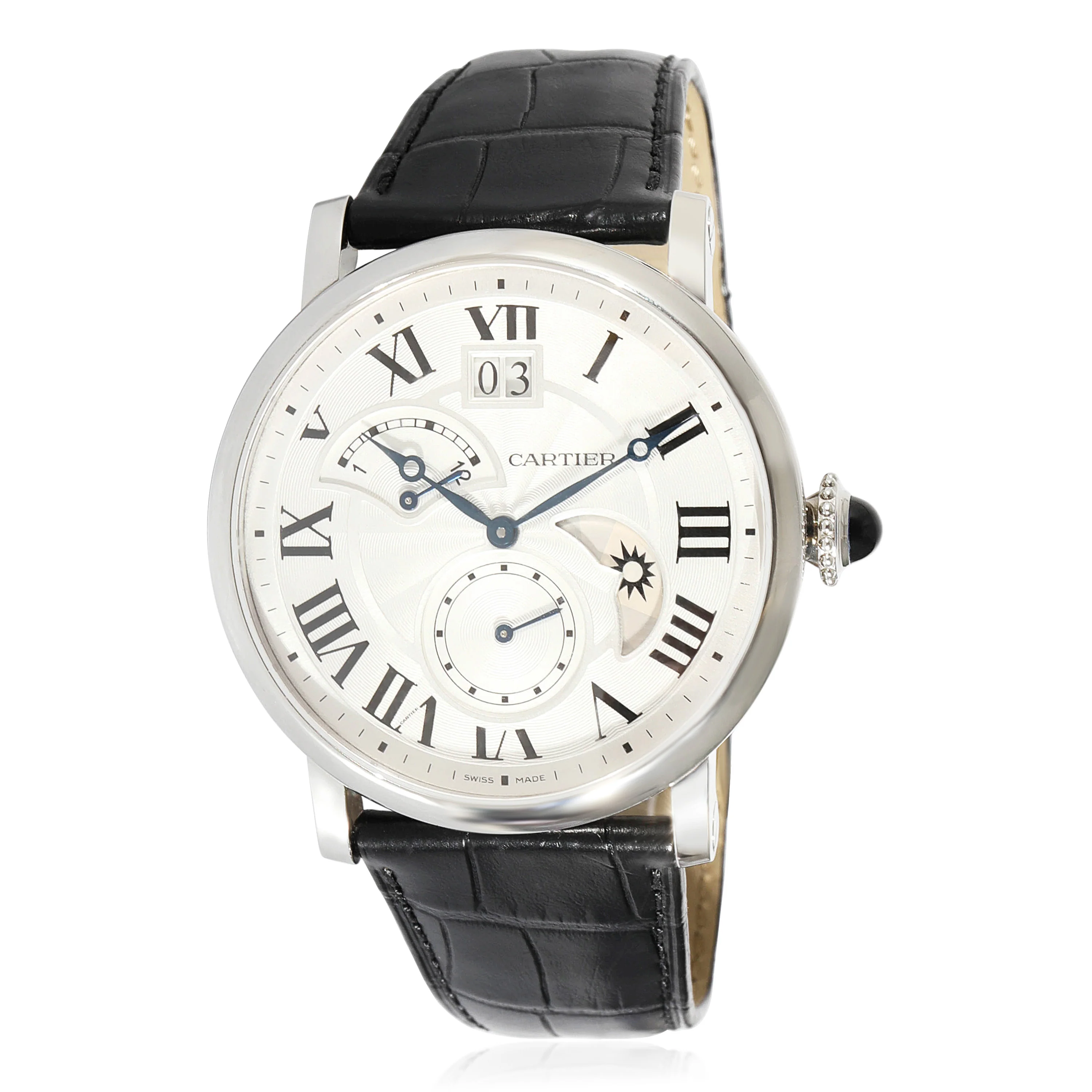 Cartier Rotonde de Cartier GMT W1556368 Mens Watch in Stainless Steel - Image 5