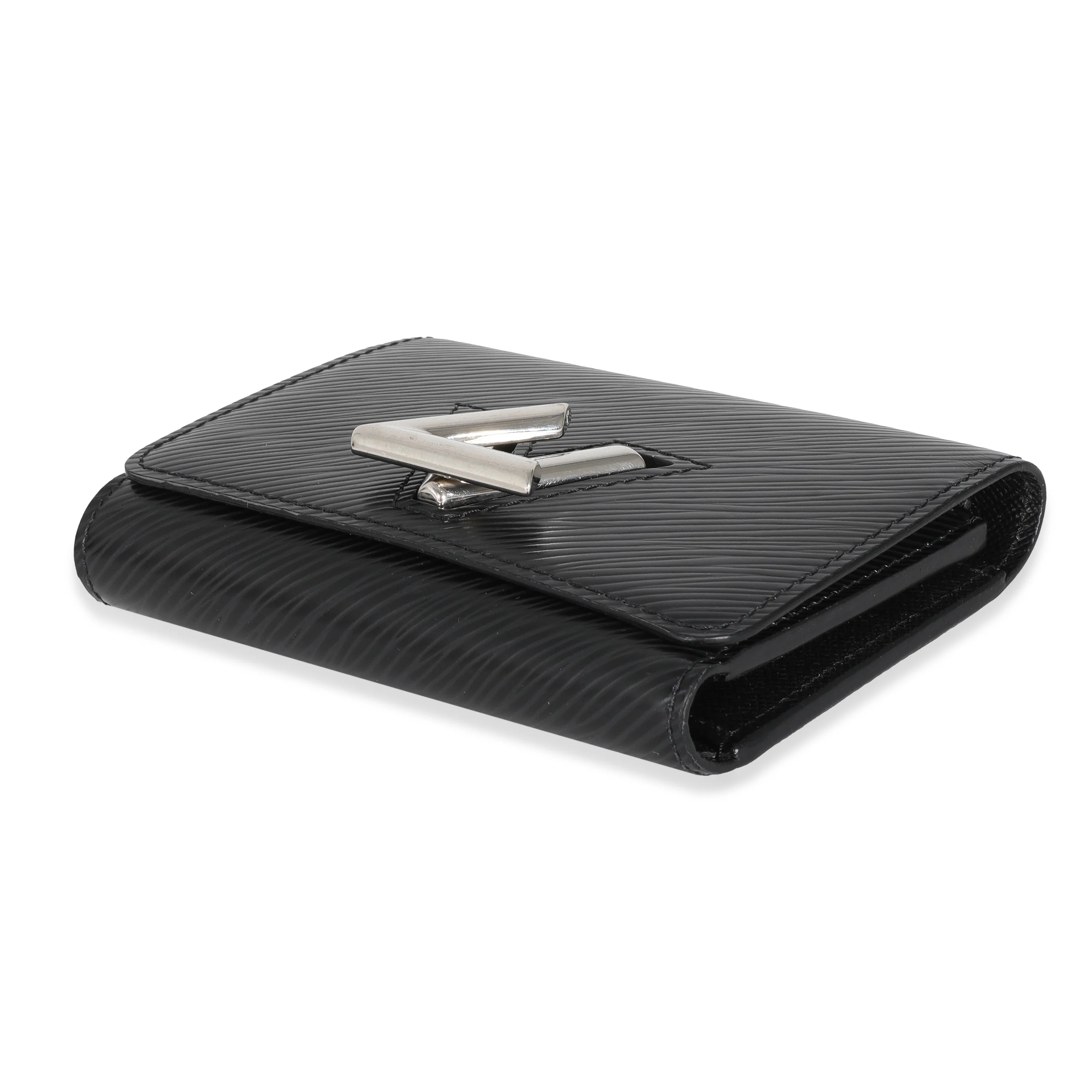 Louis Vuitton Black Epi Twist Compact Wallet - Image 6