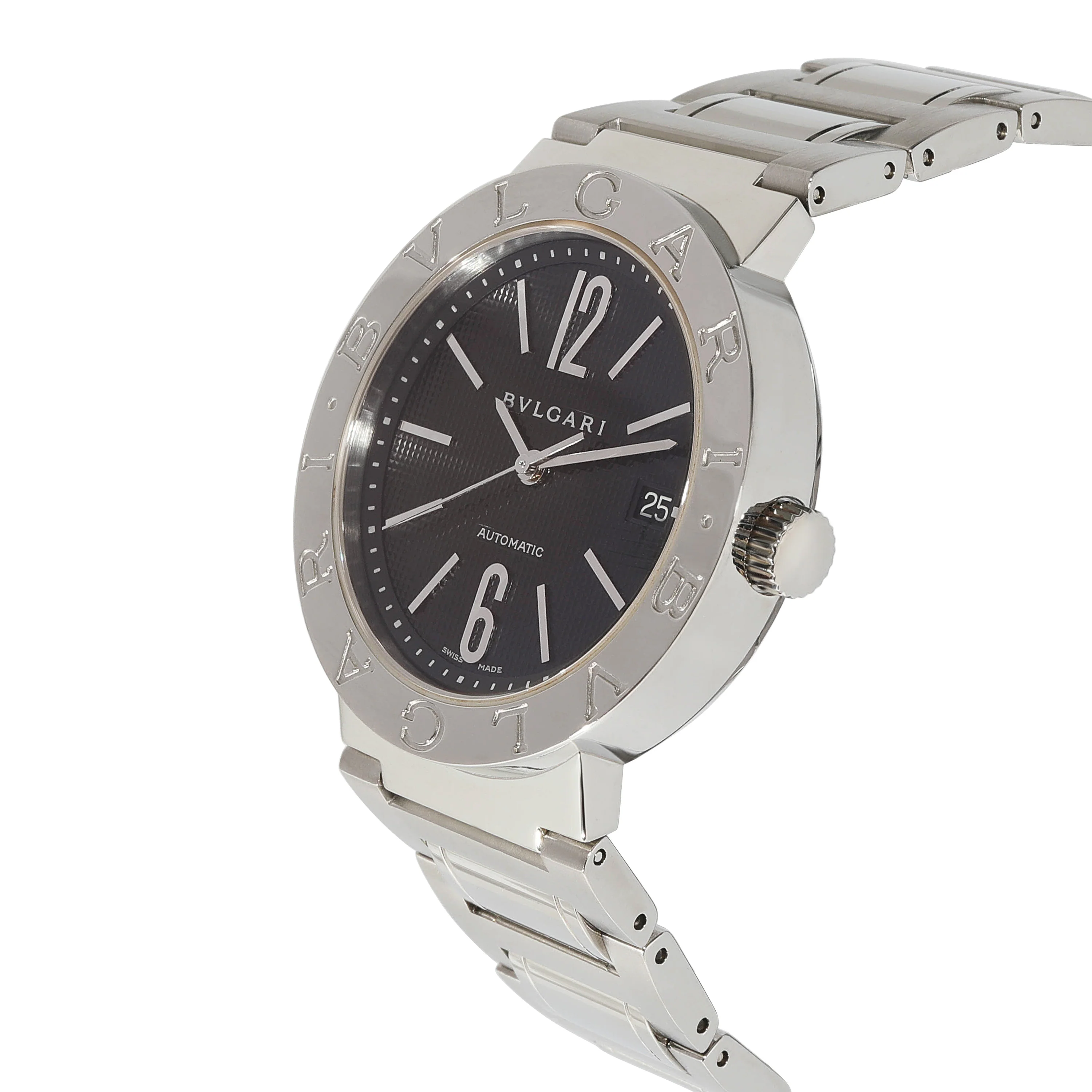 BVLGARI Bvlgari/Bvlgari BB 38 SS Auto Mens Watch in Stainless Steel - Image 3