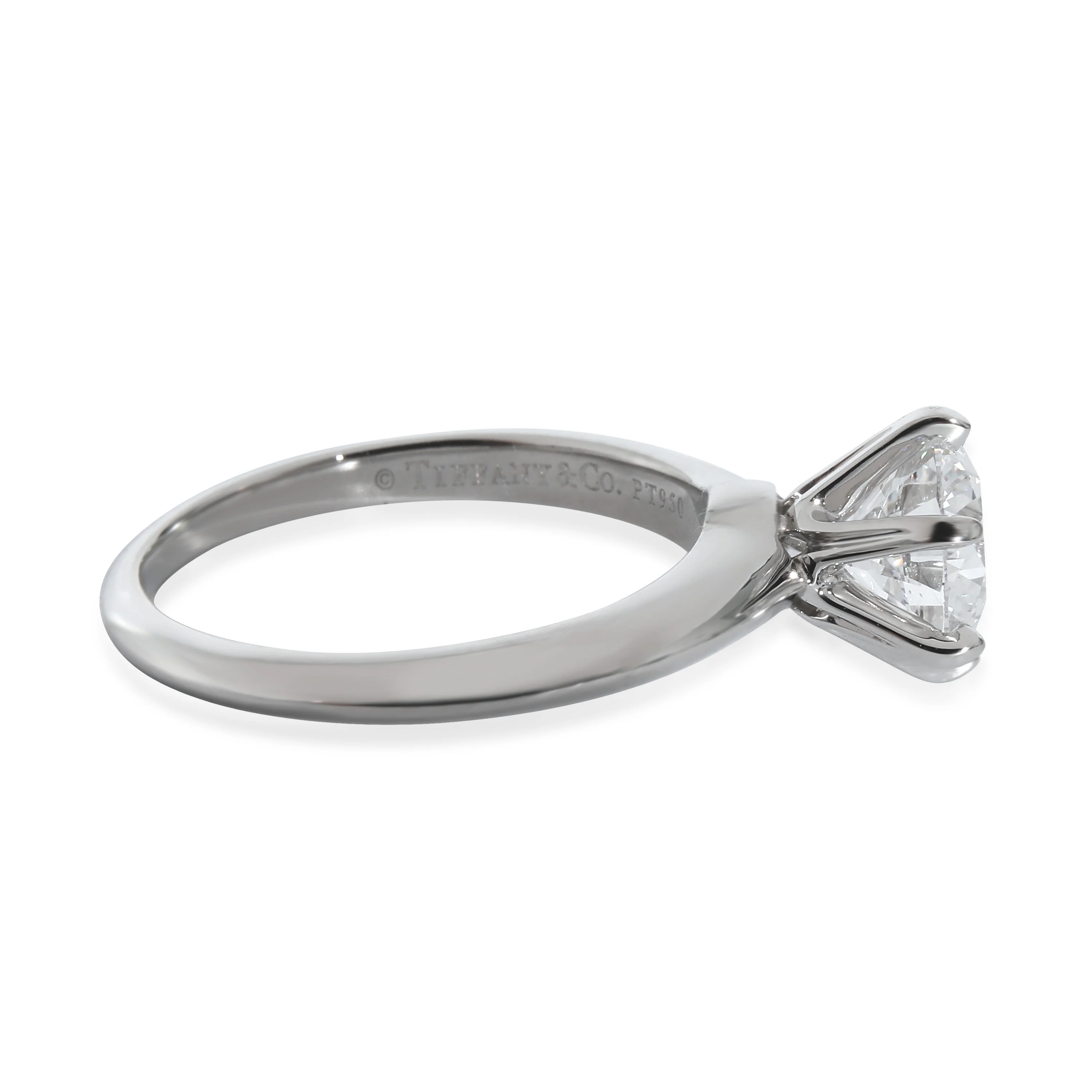 Diamond Engagement Ring in Platinum E VS2 1.29 CTW - Image 2