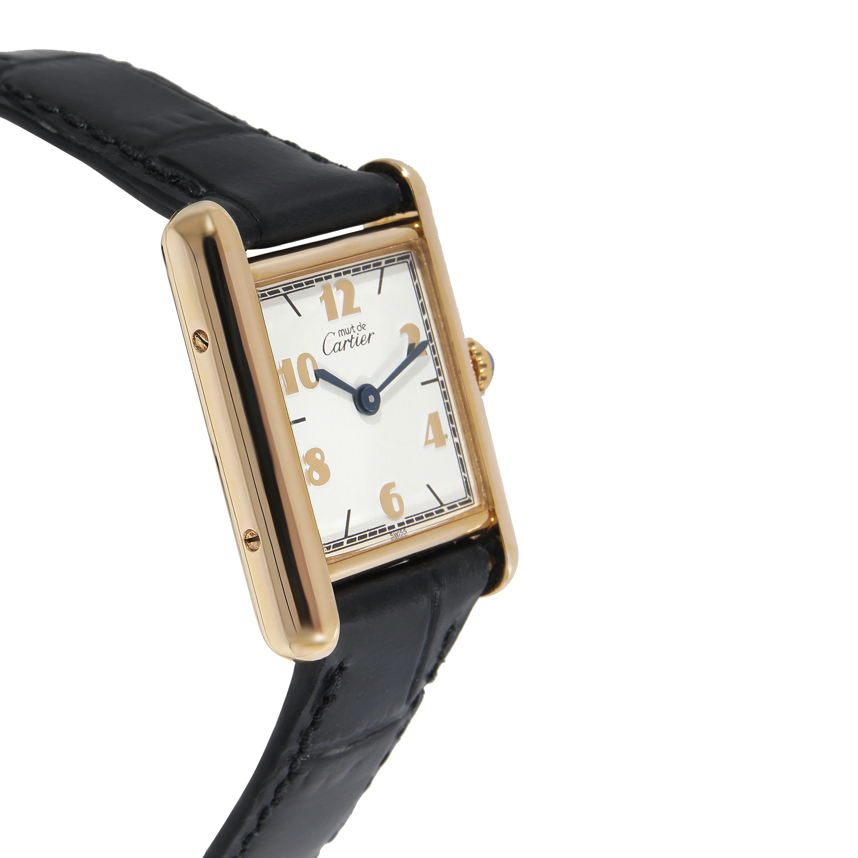 Cartier Must de Cartier Tank 160680 Womens Watch in Vermeil - Image 3