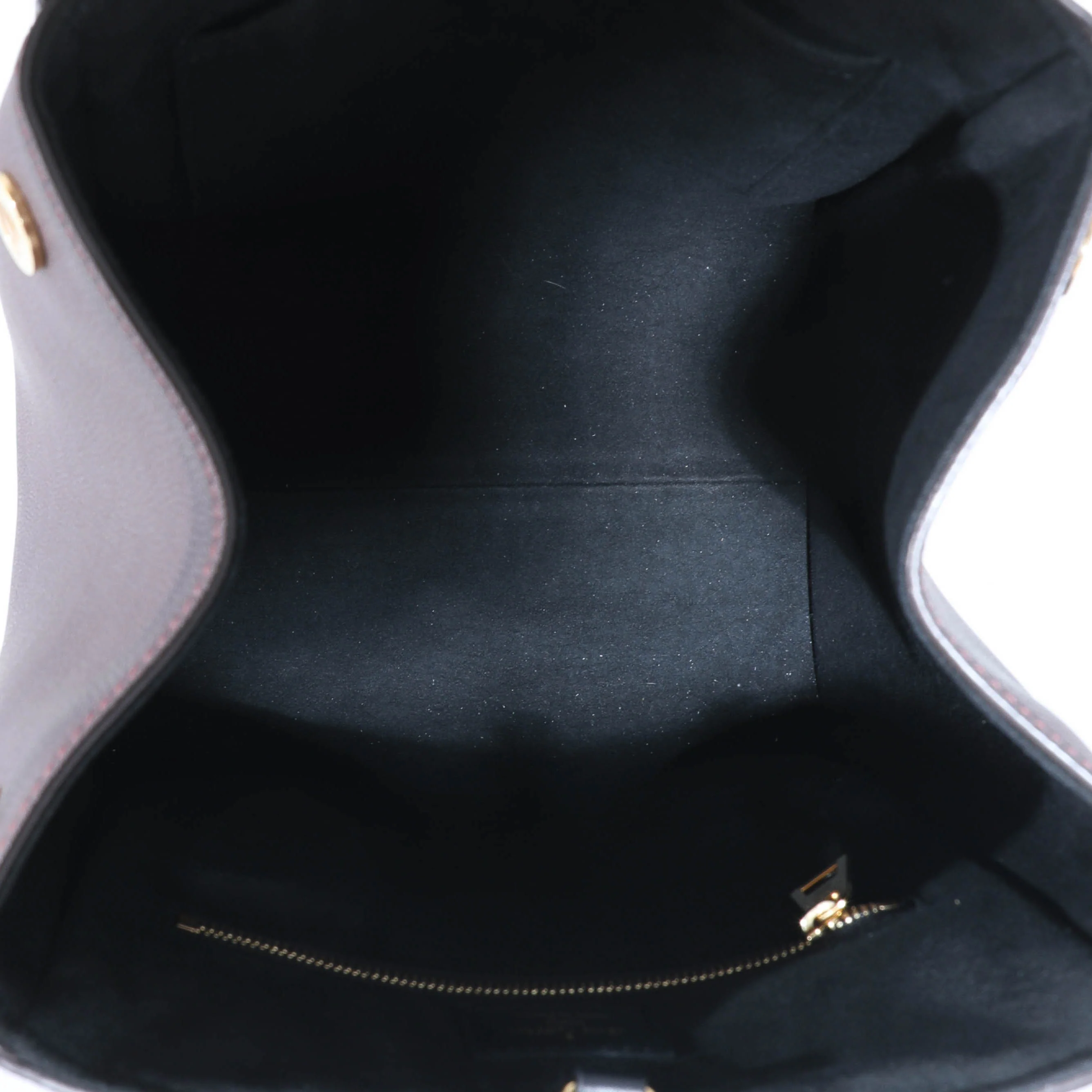 Louis Vuitton Monogram Canvas Calfskin Fold Tote MM - Image 8