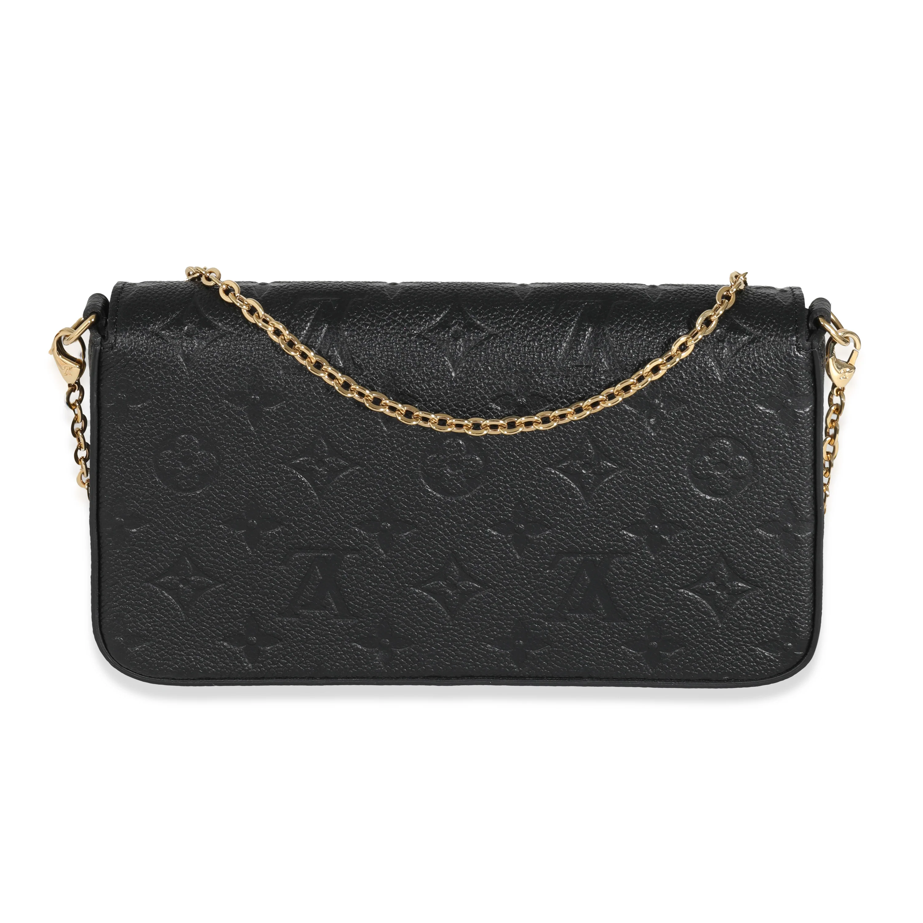 Louis Vuitton Black Monogram Empreinte Félicie Pochette - Image 5