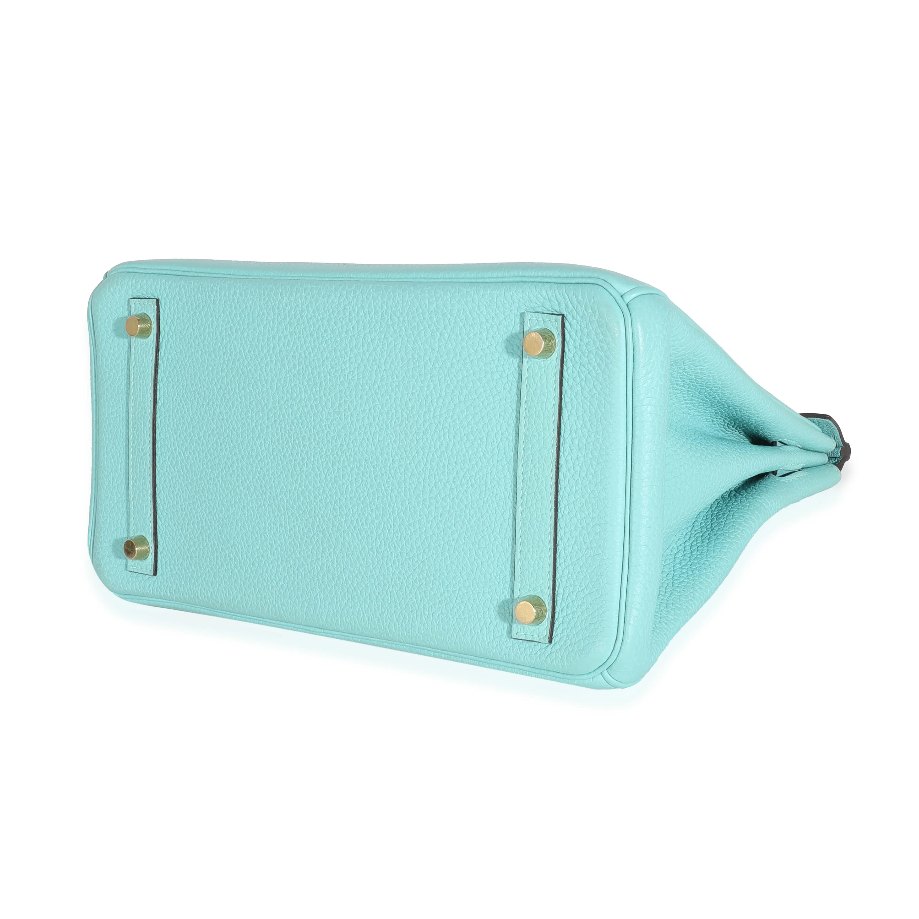 Hermès Togo Bleu Atoll Birkin 30 GHW - Image 6