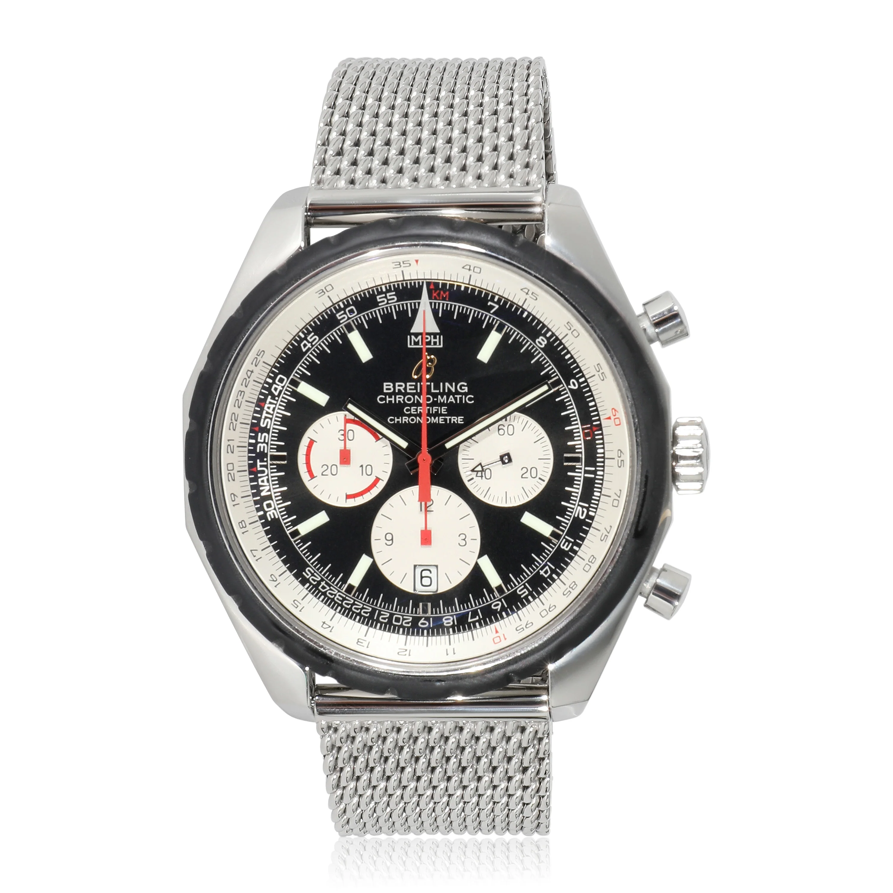 Breitling Chrono-Matic 49 A1436002/B920 Mens Watch in  Stainless Steel - Image 6