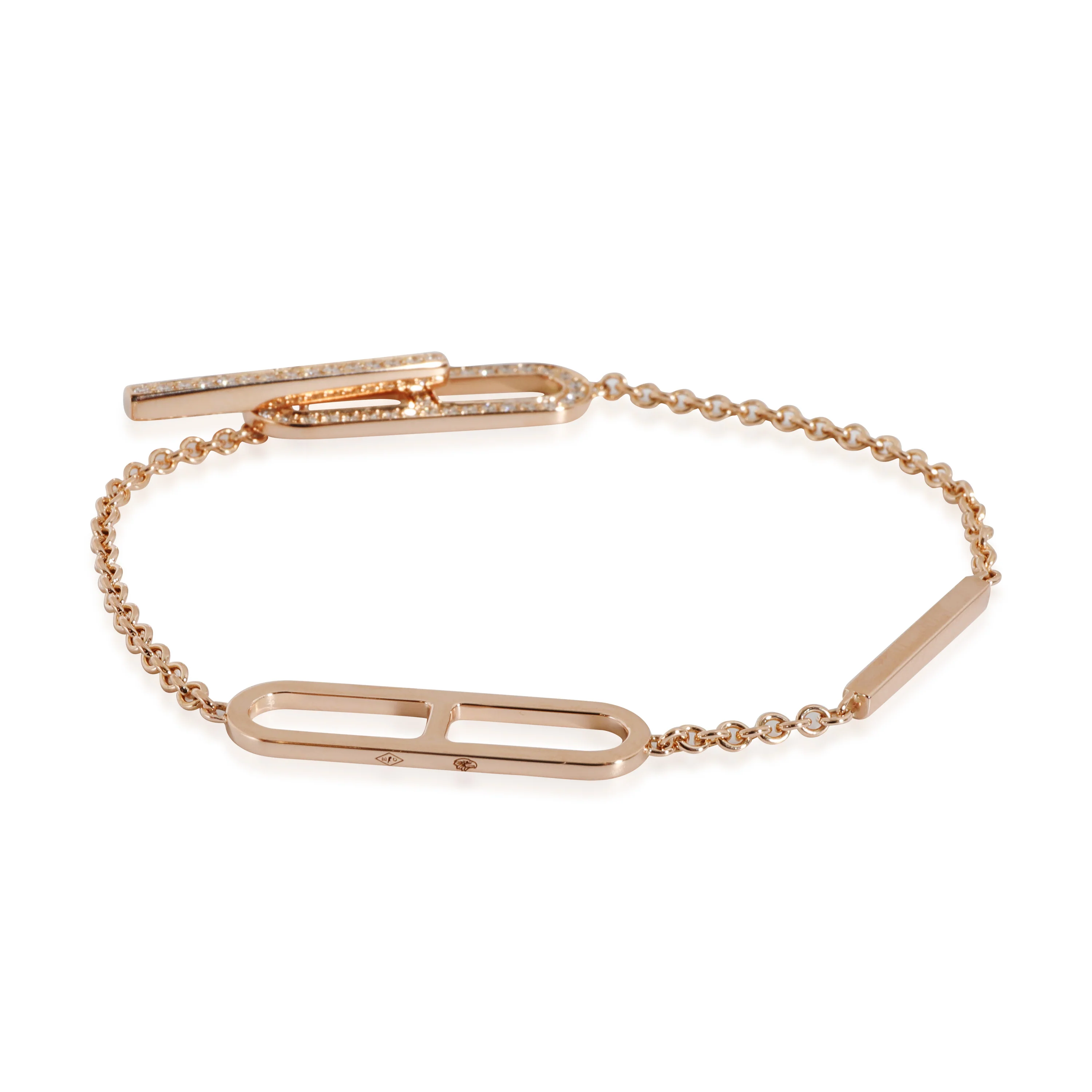 Ever Chaine DAncre Bracelet, Small Model in 18KT Rose Gold 0.37ctw - Image 3