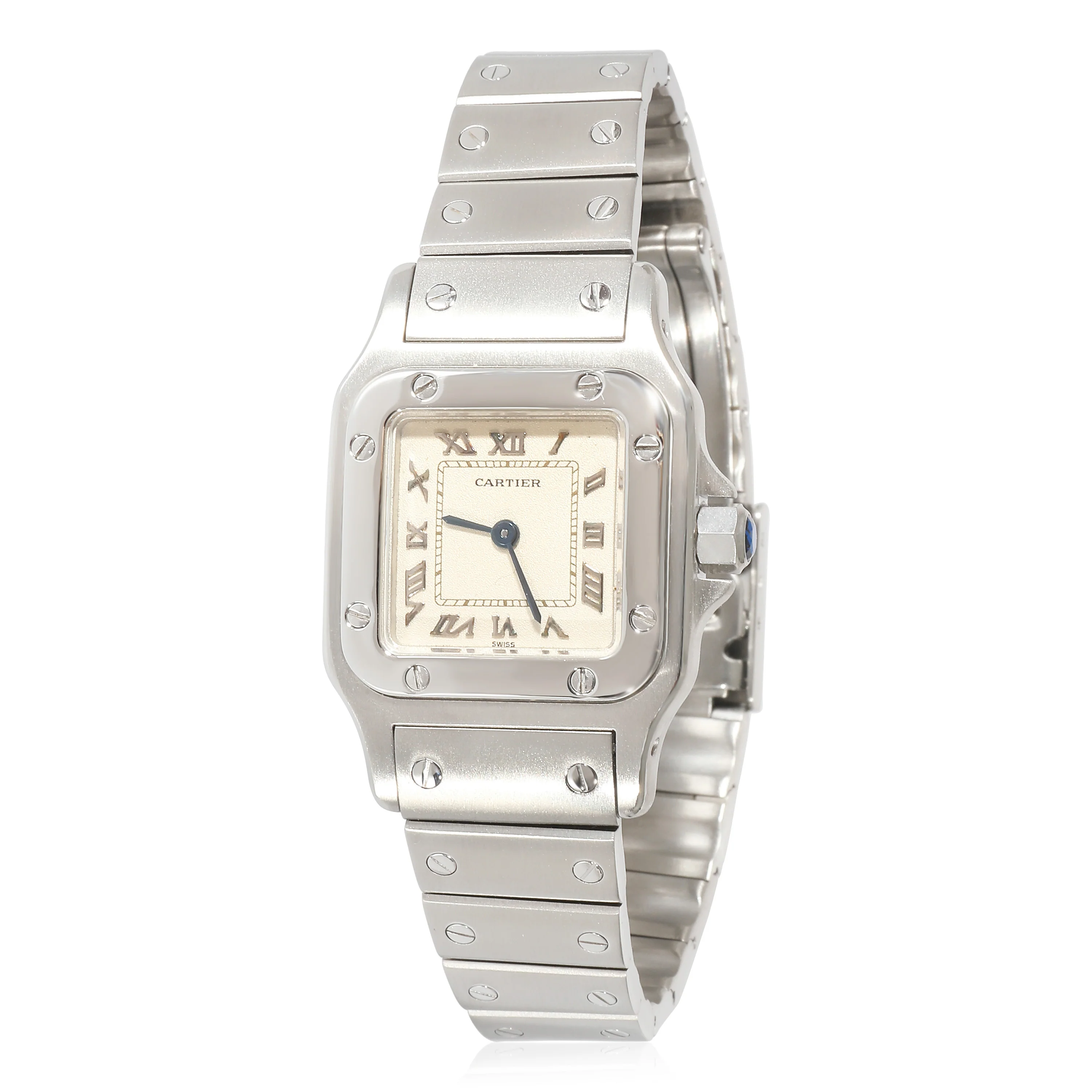 Cartier Santos de Cartier 1565 Womens Watch in Stainless Steel