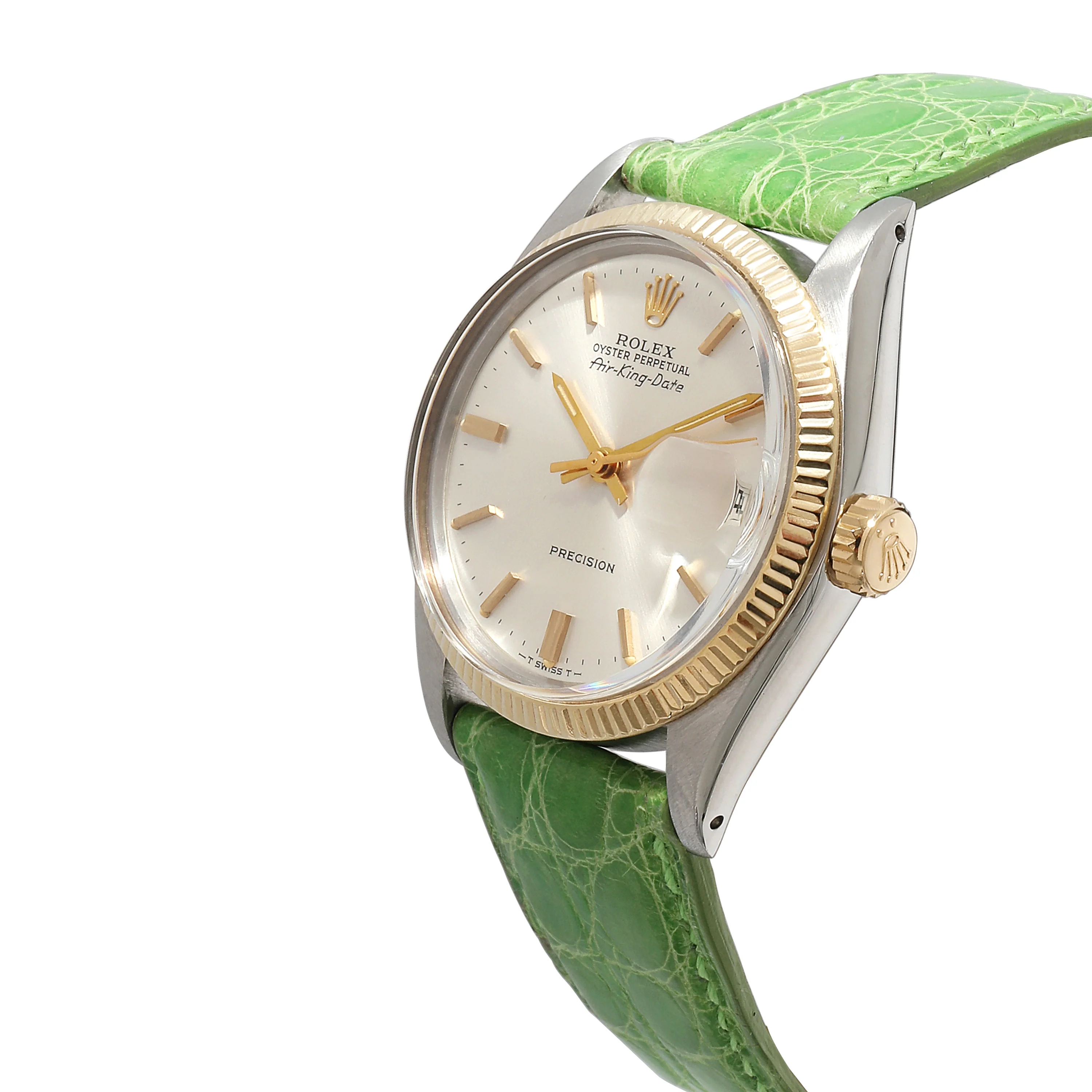 Rolex Air-King Date 5701 Mens Watch in 14kt Stainless Steel/Yellow Gold - Image 3