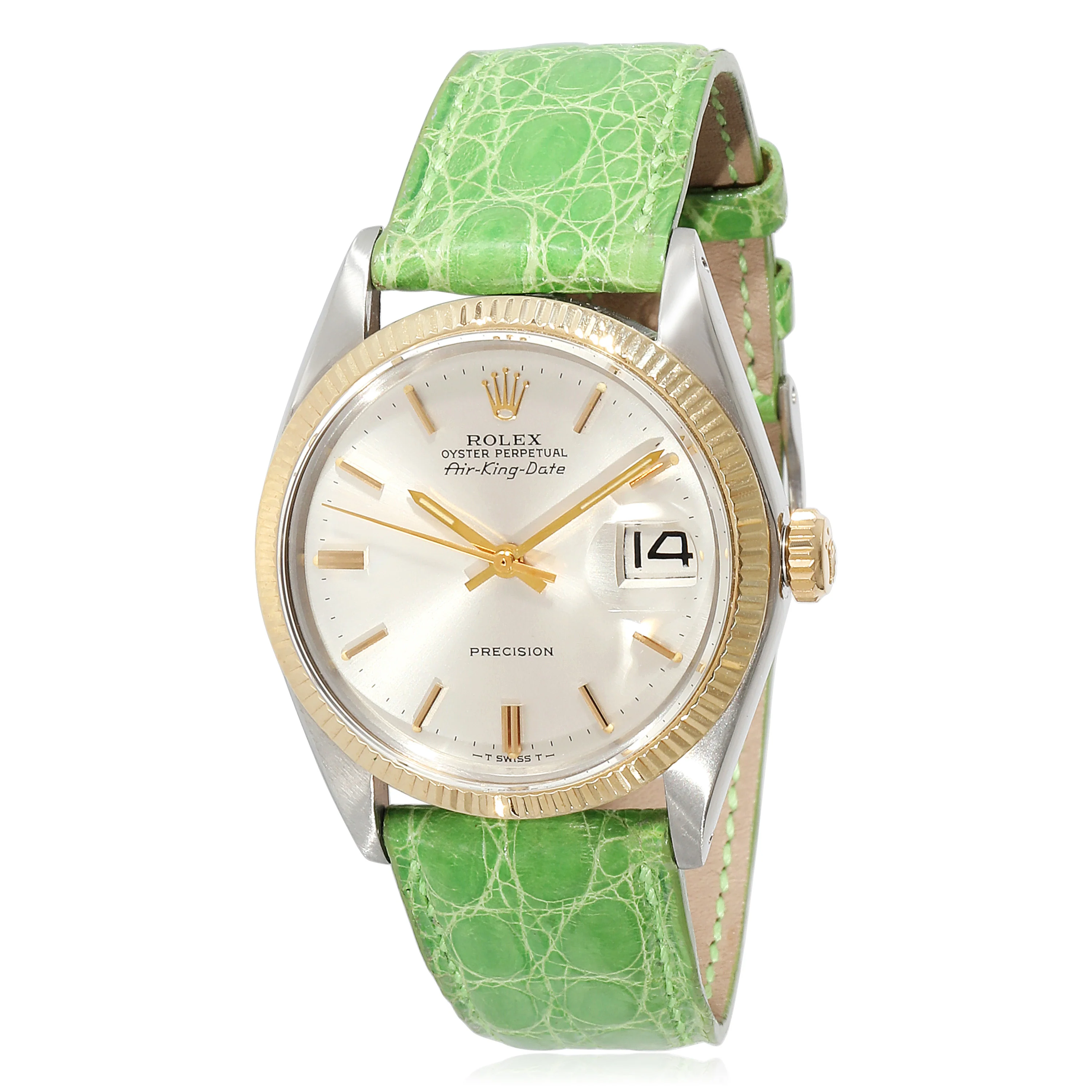 Rolex Air-King Date 5701 Mens Watch in 14kt Stainless Steel/Yellow Gold - Image 5