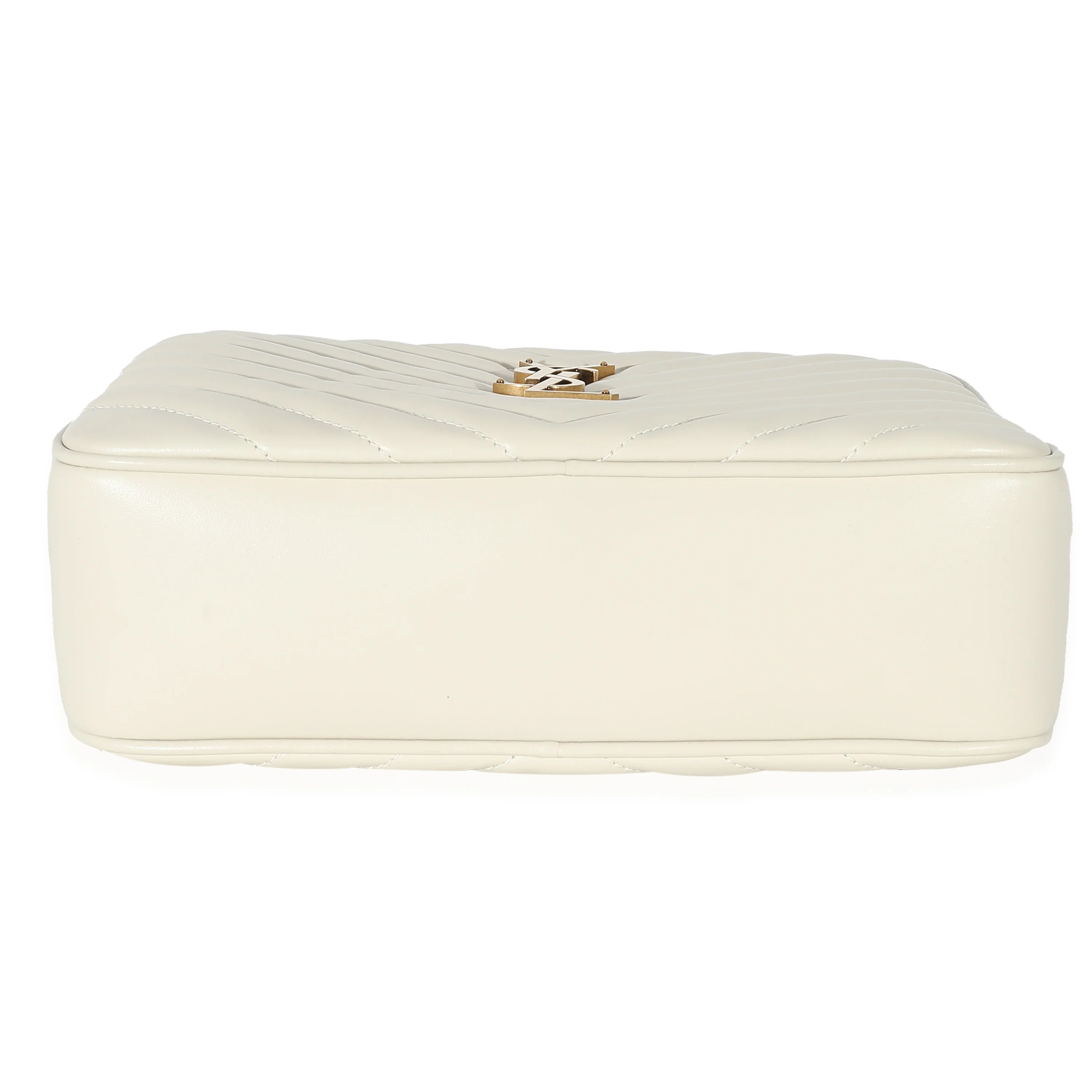 Crema Soft Chevron Quilted Leather Lou Camera Bag - Image 7