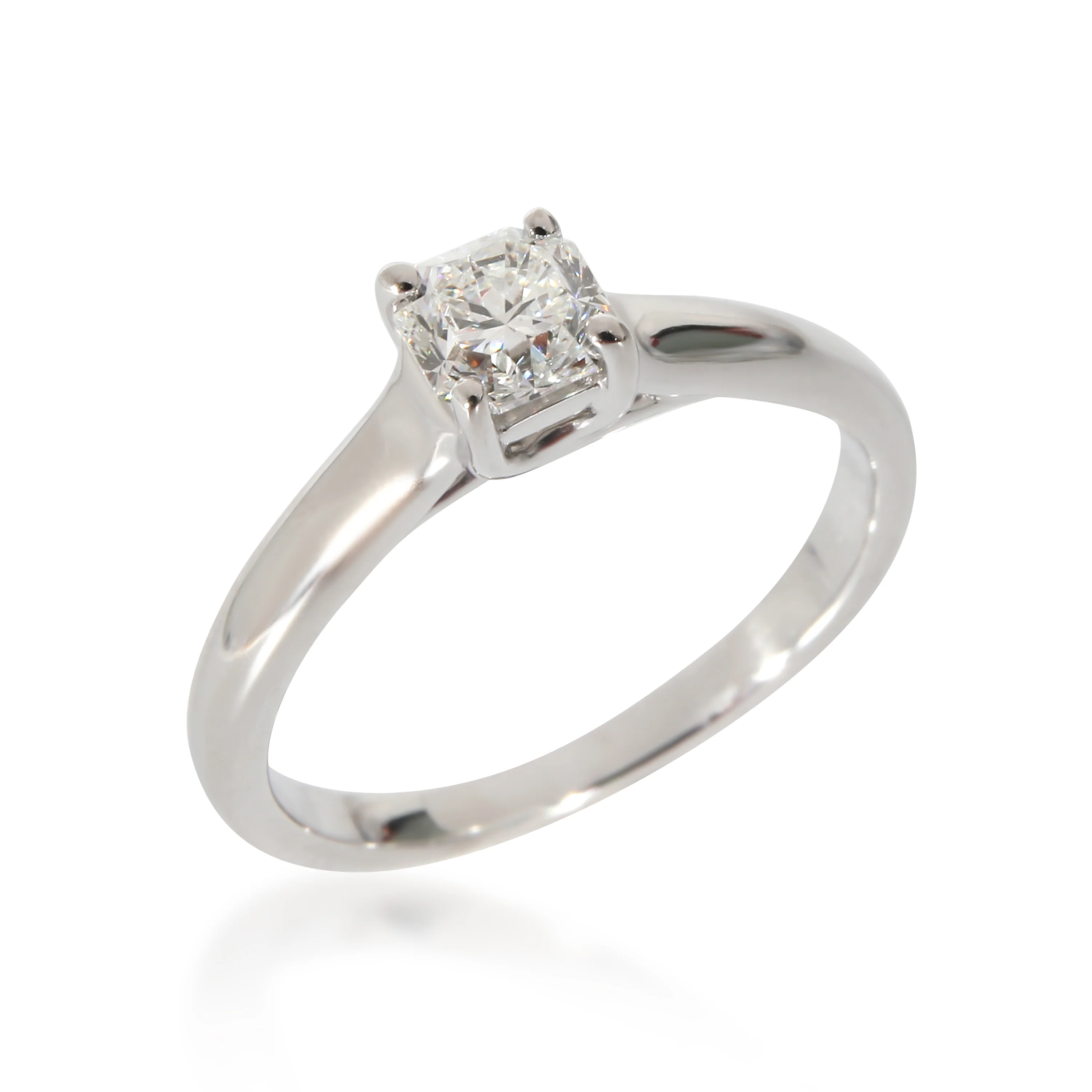 Lucida Diamond Engagement Ring in  Platinum E VS2 0.52 CTW - Image 4