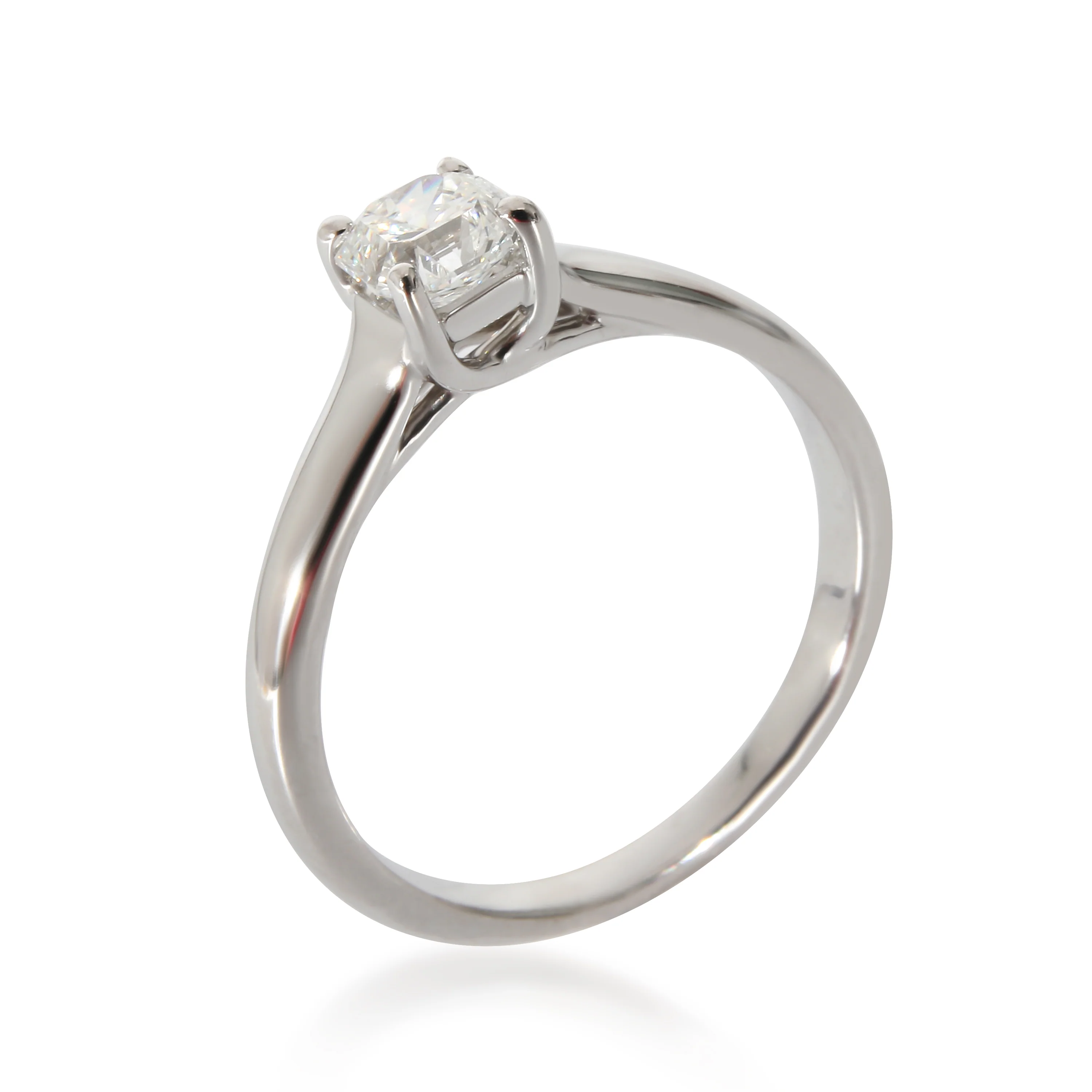 Lucida Diamond Engagement Ring in  Platinum E VS2 0.52 CTW - Image 6