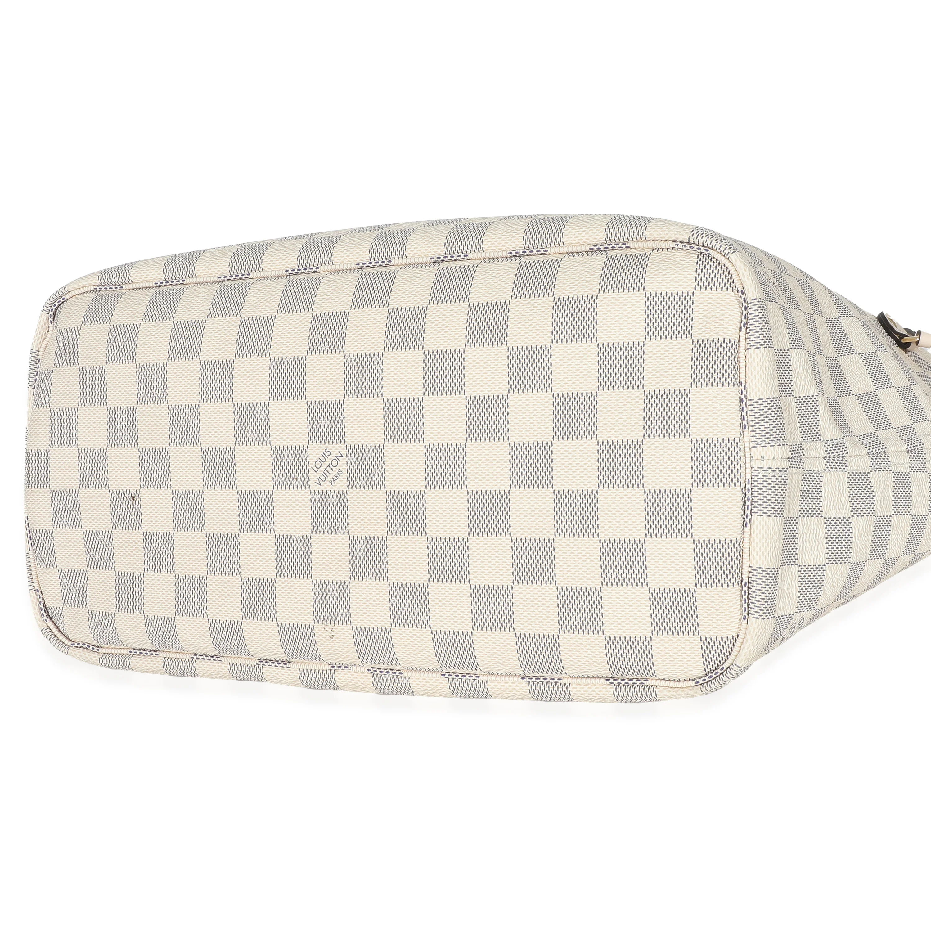 Louis Vuitton Damier Azur Canvas Braided Neverfull MM - Image 3
