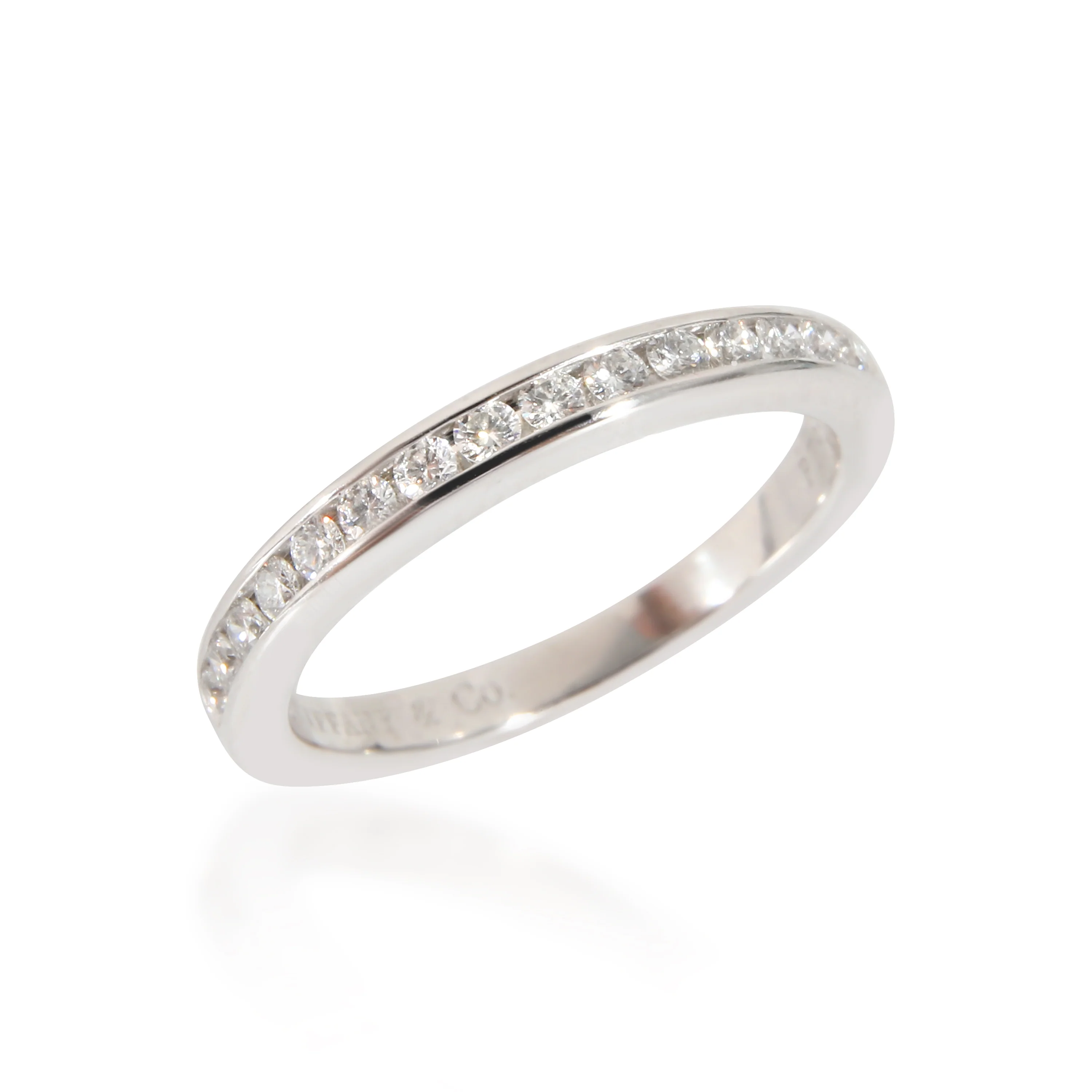 Forever Wedding Band in Platinum 0.24 CTW - Image 5