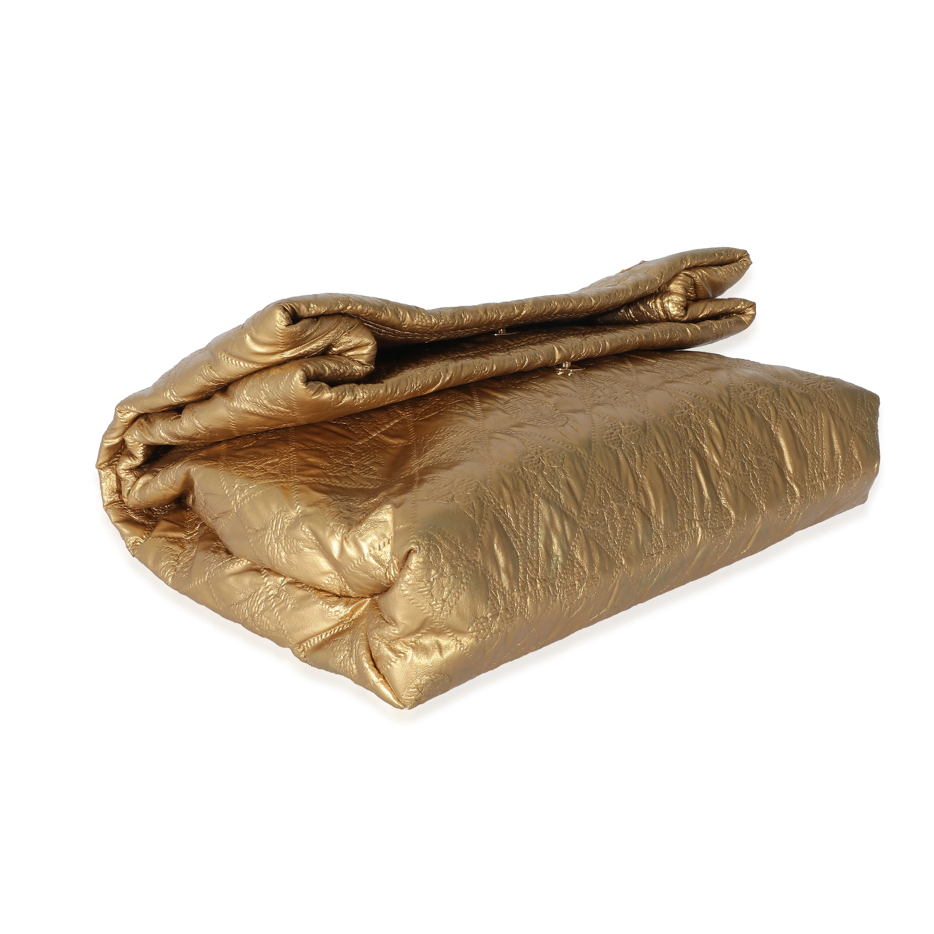 Louis Vuitton Gold Jacquard Quilted Monogram Limelight PM Clutch - Image 4