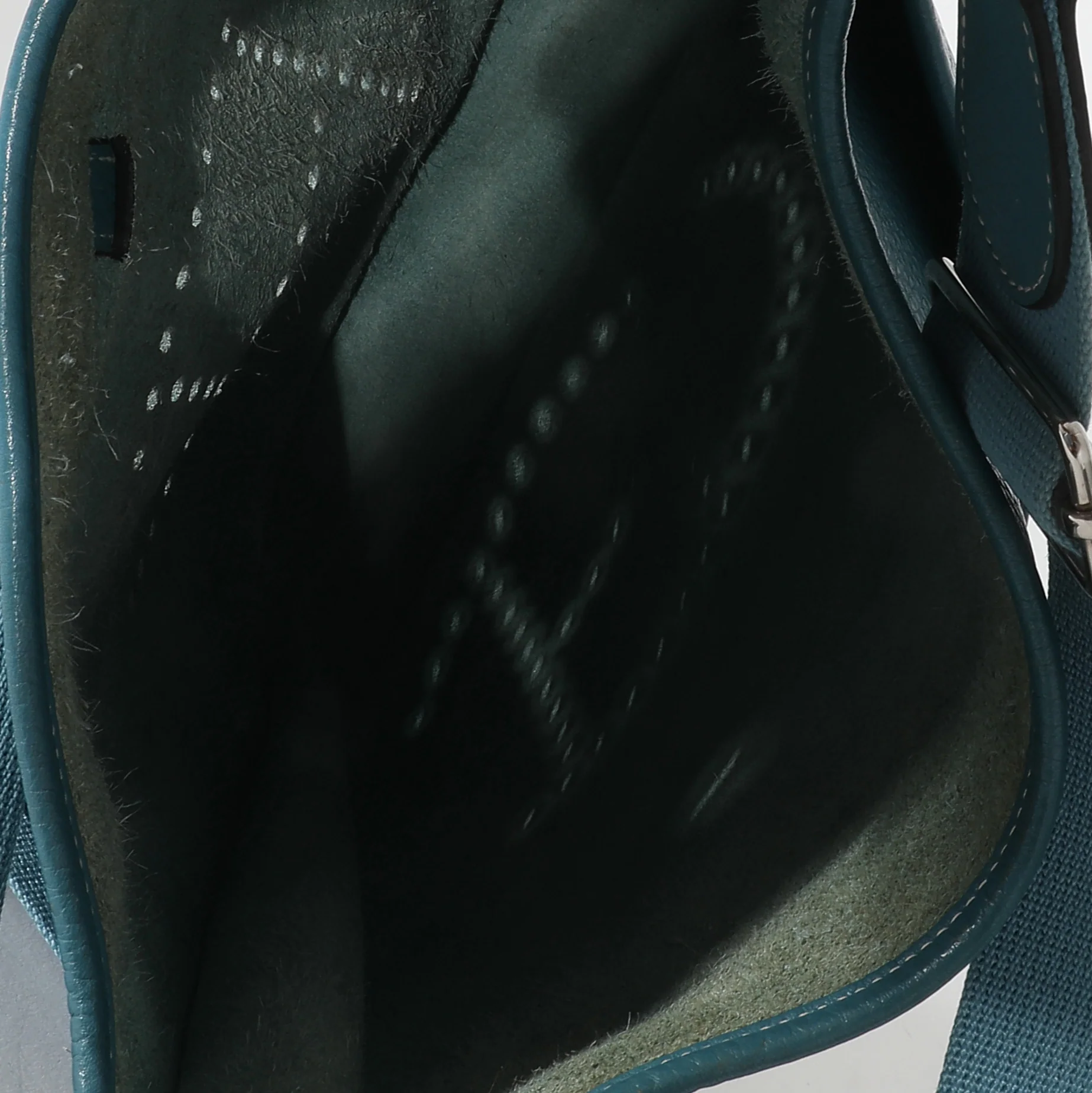 Hermès Clemence Blue Jean Evelyne III PM - Image 8