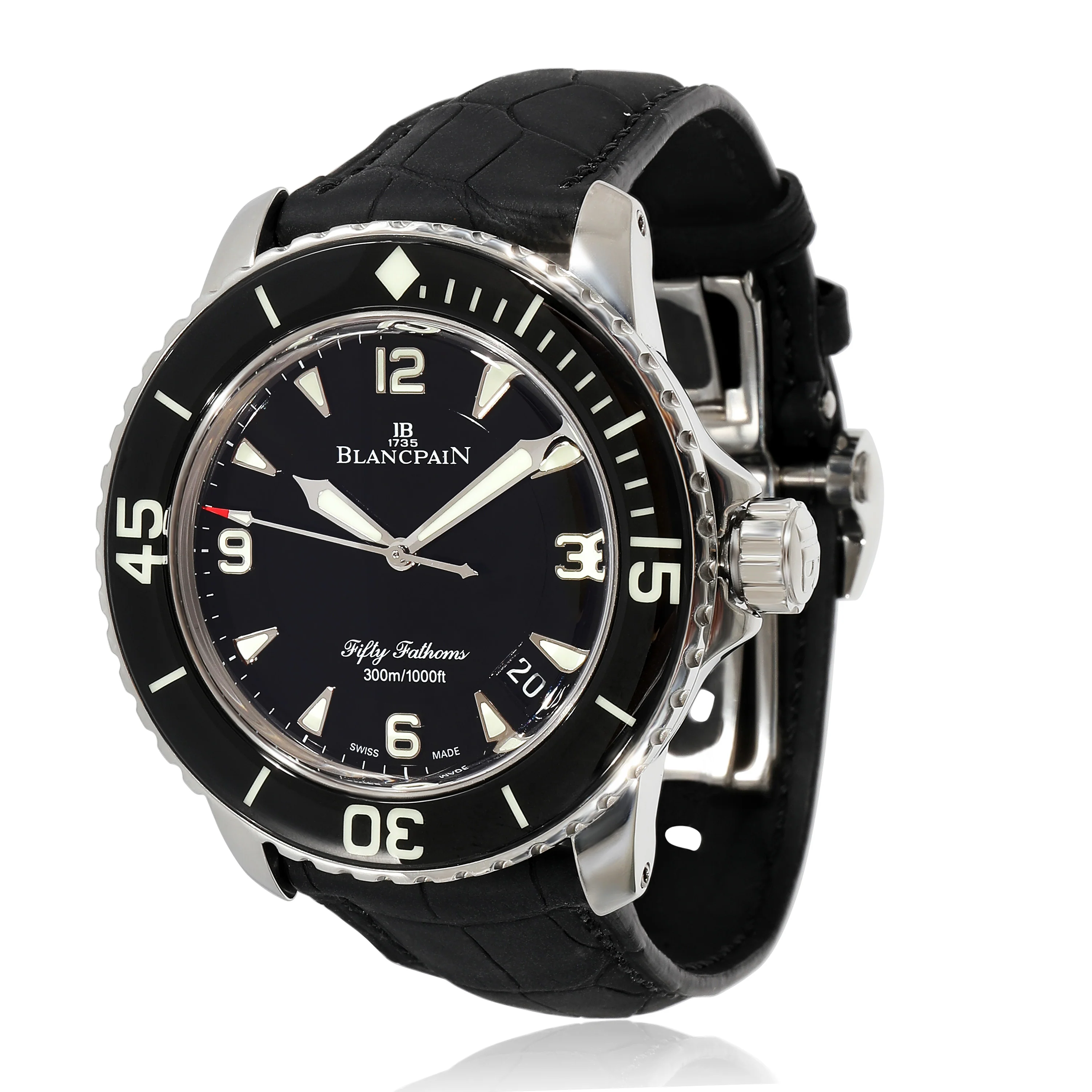 Blancpain Fifth Fathoms 5015-1130-52B Mens Watch in Stainless Steel/Ceramic