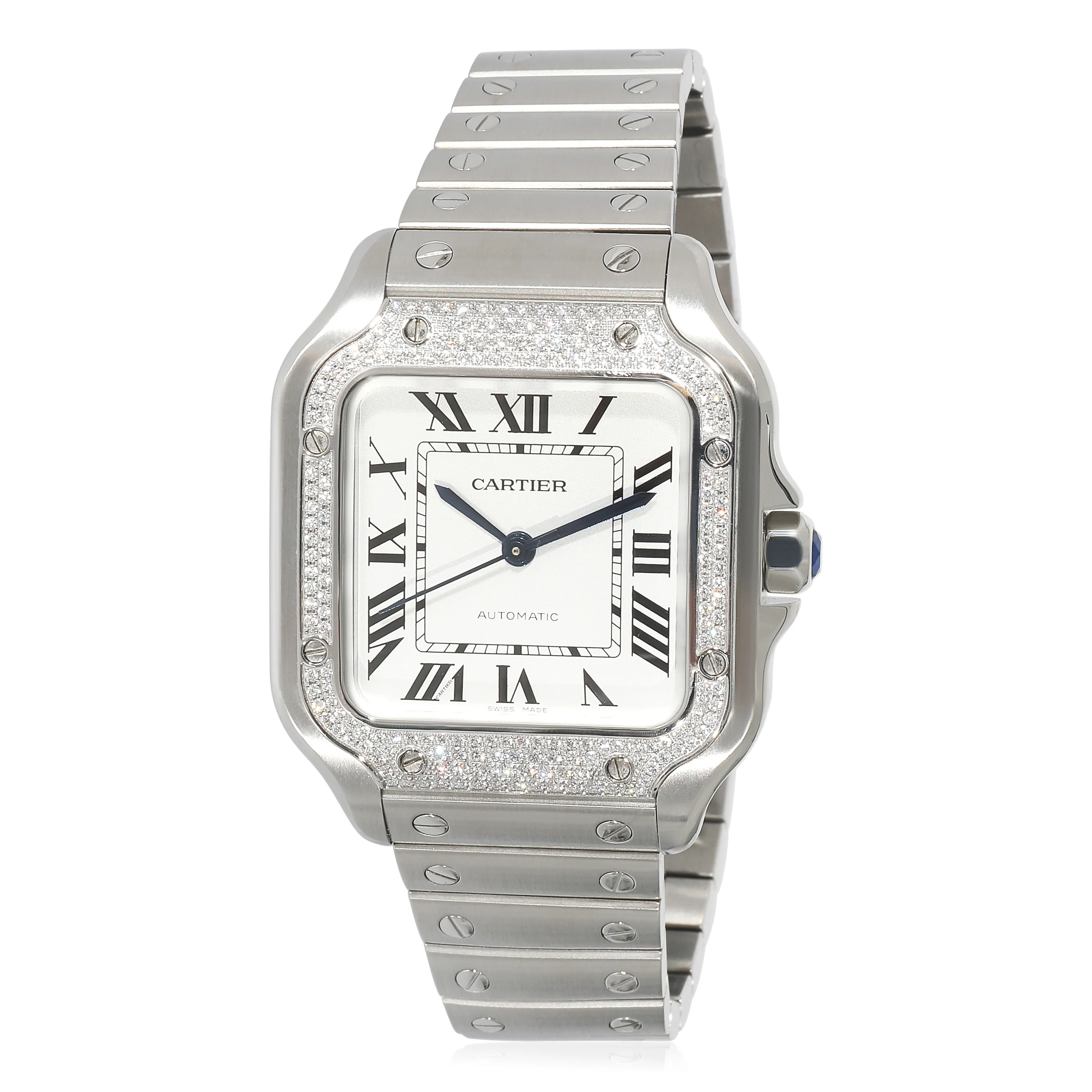 Cartier Santos de Cartier W4SA0005 Mens Watch in  Stainless Steel - Image 5