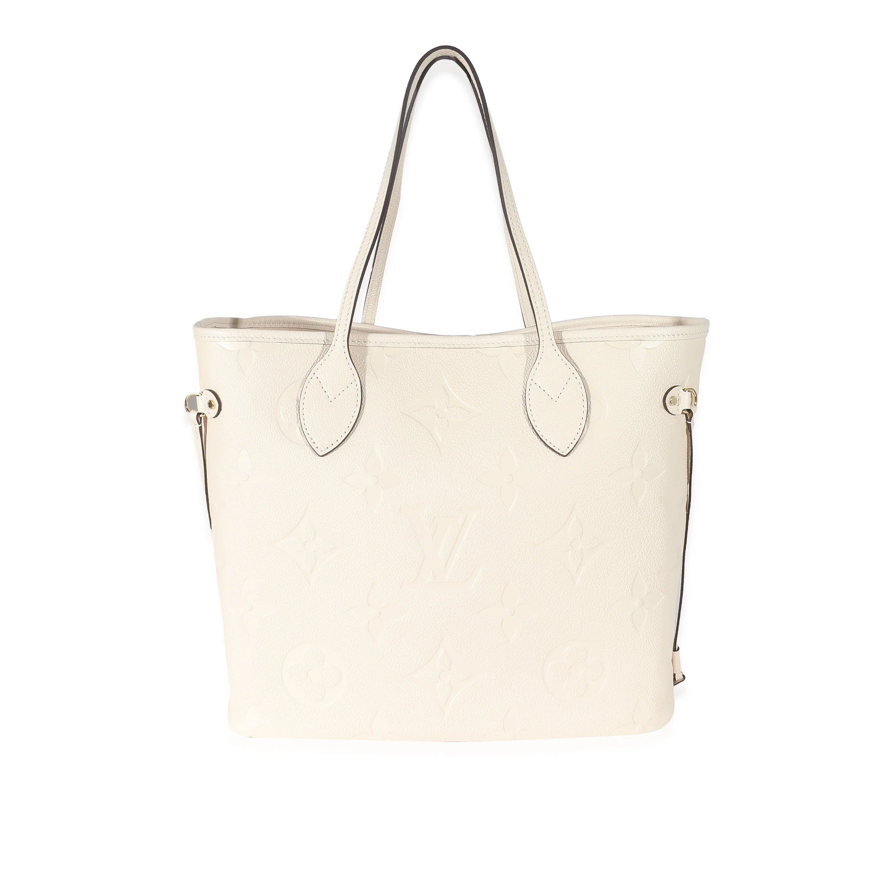 Louis Vuitton Crème Monogram Empreinte Neverfull MM - Image 3