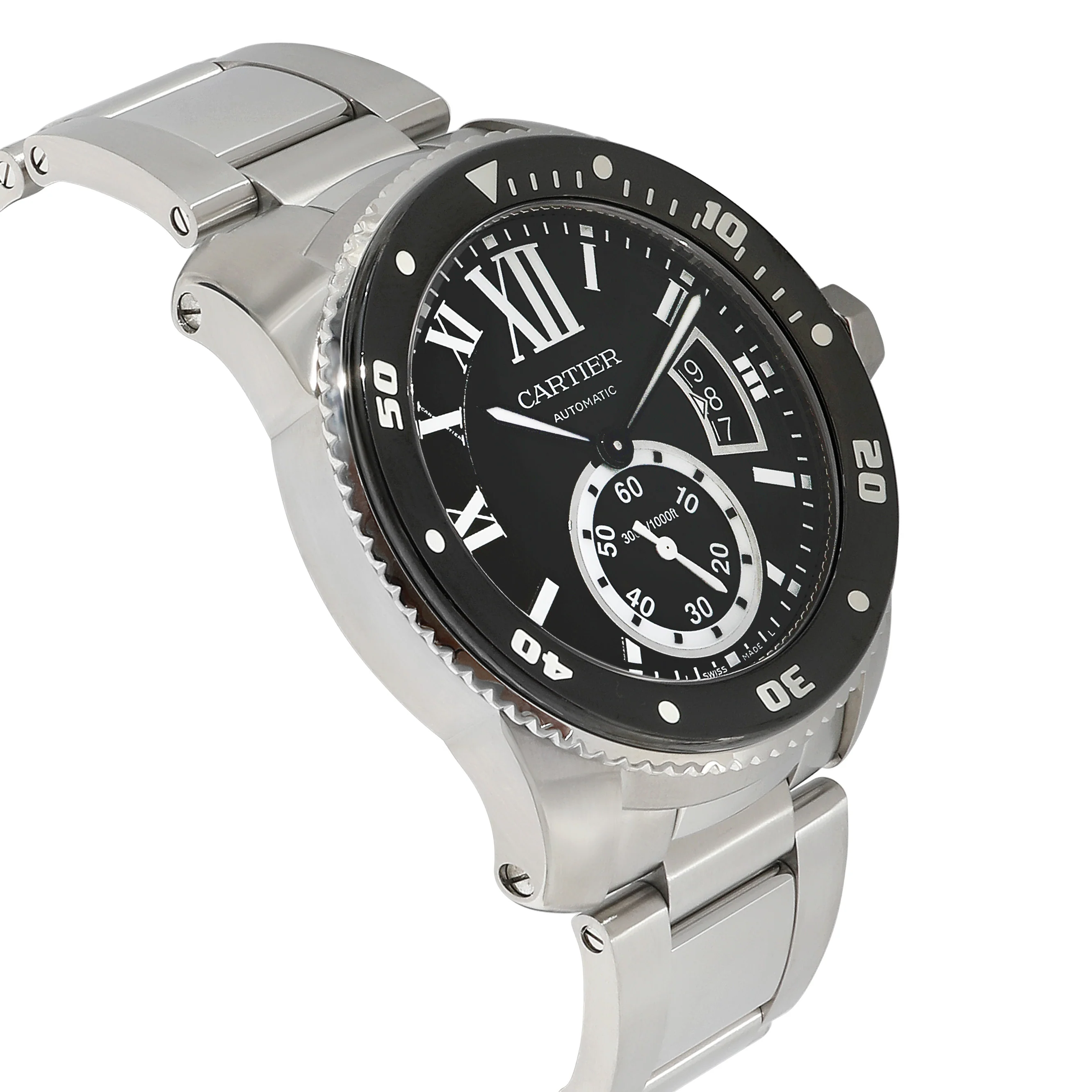 Cartier Caibre Diver W7100057 Mens Watch in  Stainless Steel - Image 2