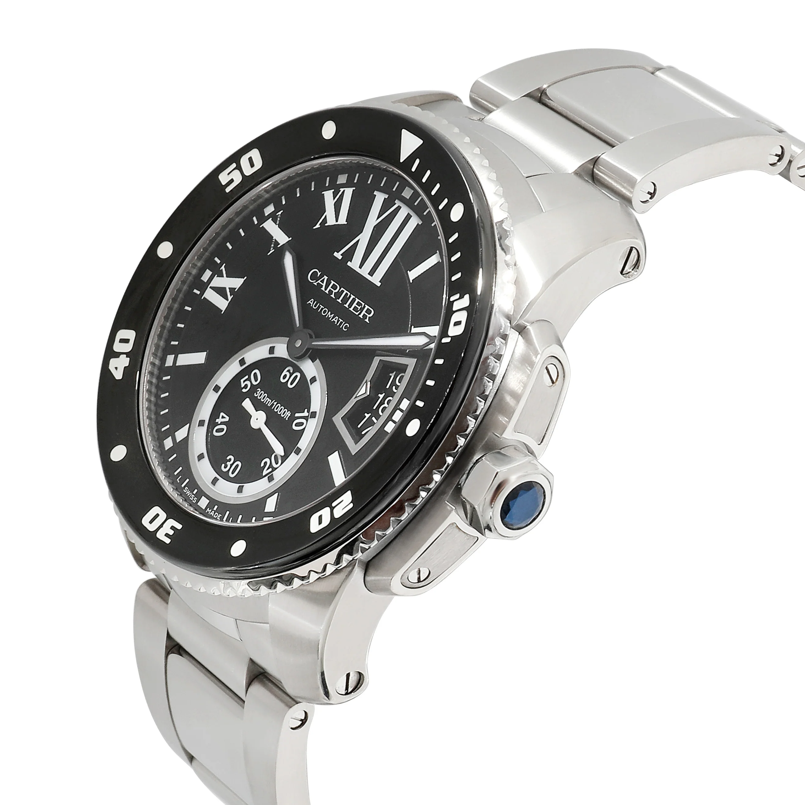 Cartier Caibre Diver W7100057 Mens Watch in  Stainless Steel - Image 3