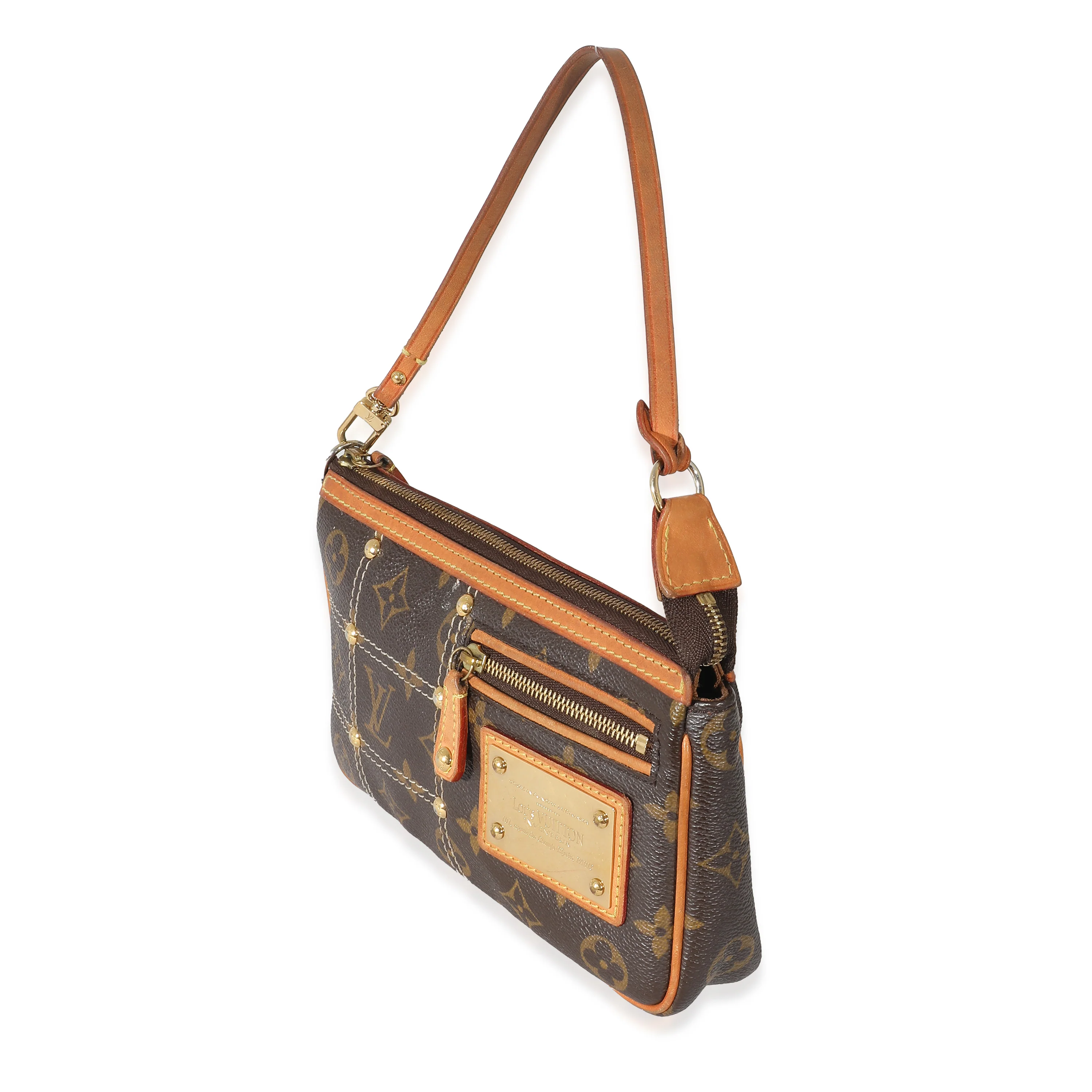 Louis Vuitton Monogram Canvas Riveting Pochette - Image 2