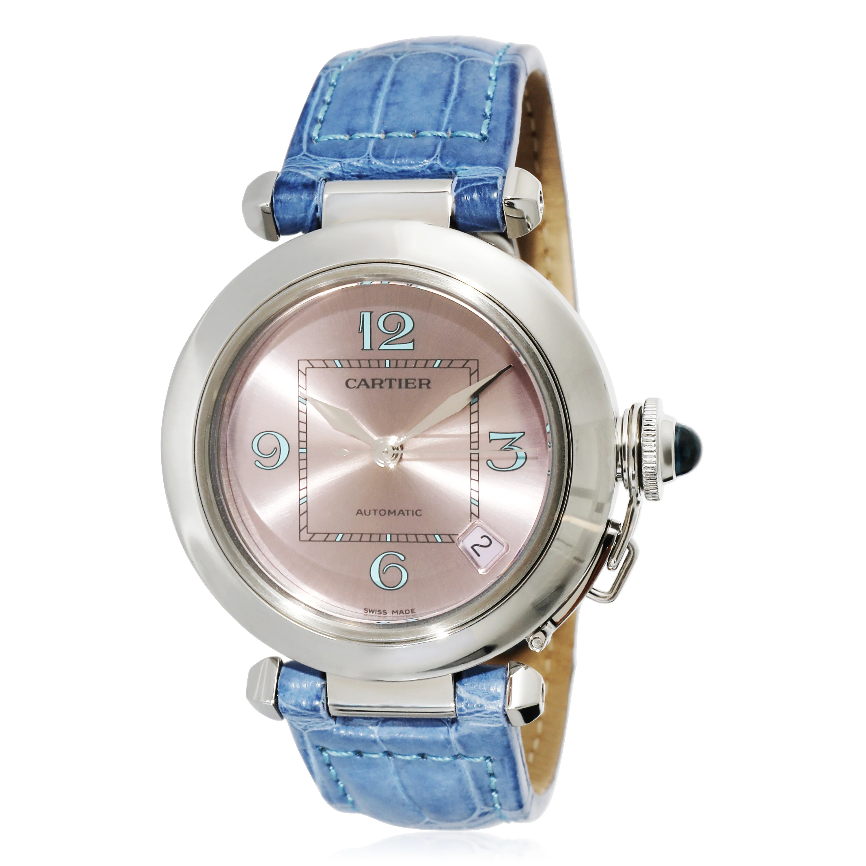 Cartier Pasha C 2324 Unisex Watch in  Stainless Steel - Image 5