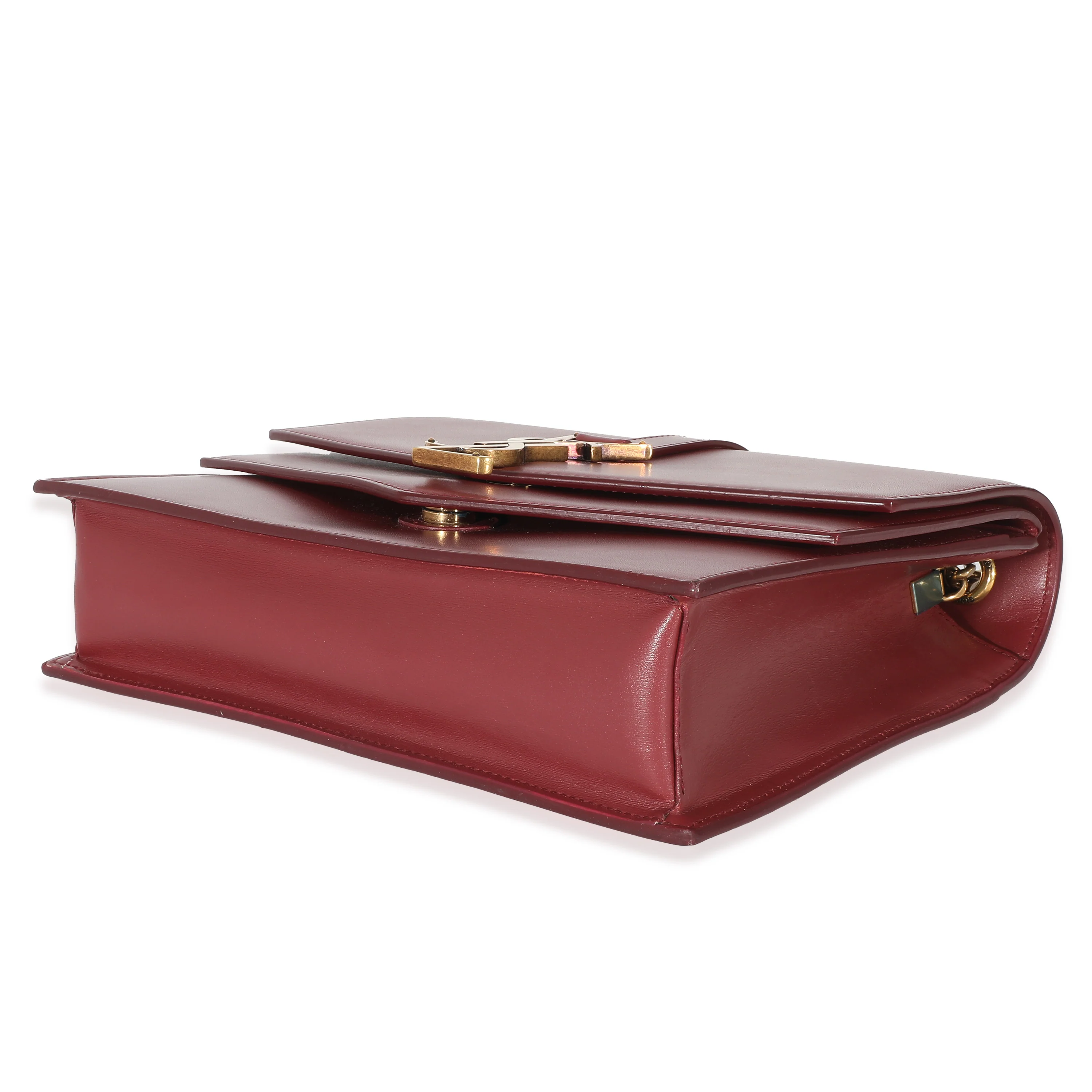Saint Laurent Burgundy Smooth Leather Medium Sulpice - Image 7