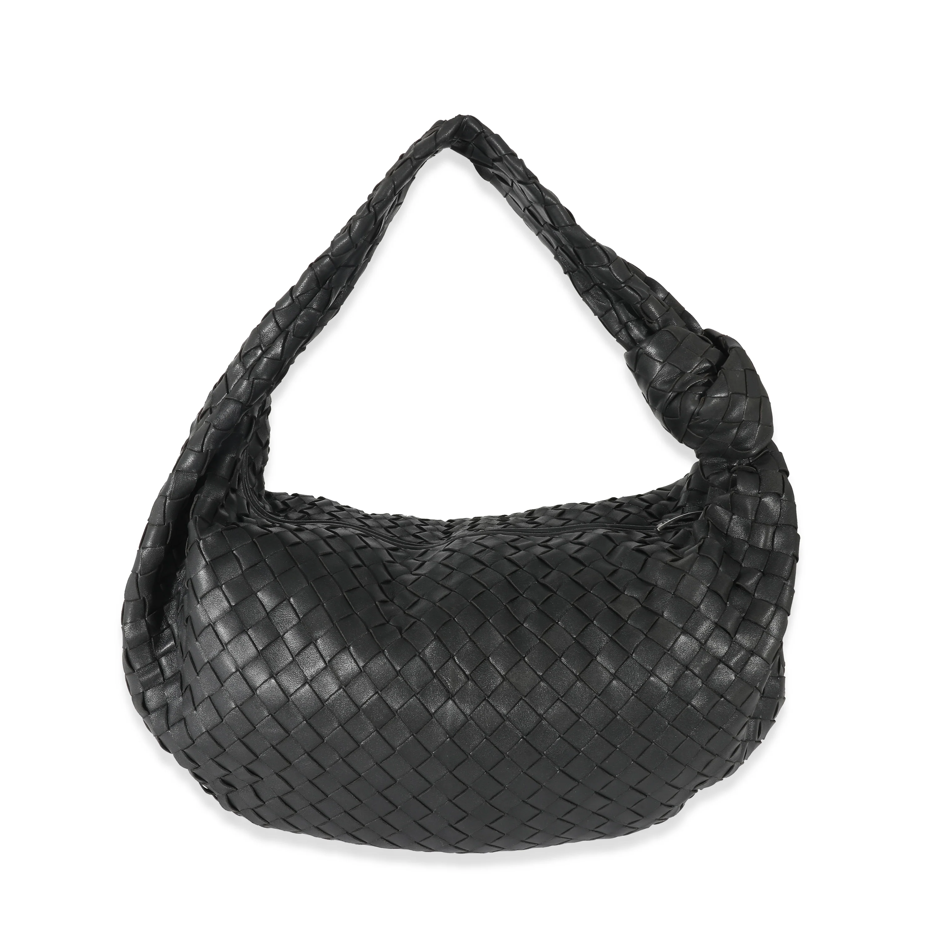 Bottega Veneta Black Intrecciato Lambskin Medium Jodie - Image 3