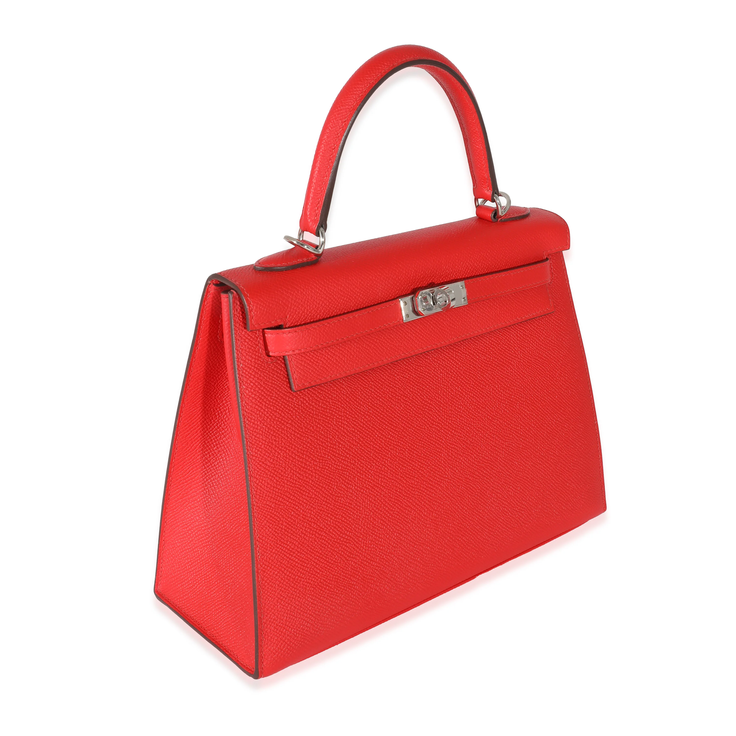 Epsom Rouge Casaque Kelly Sellier 25 PHW - Image 3