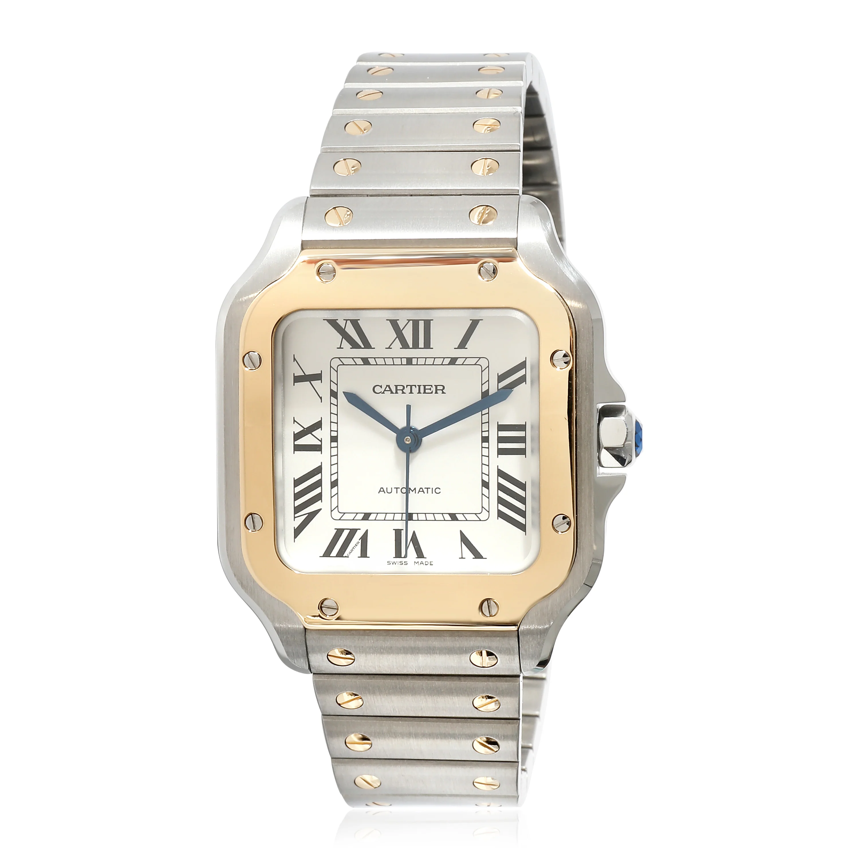 Cartier Santos de Cartier W2SA0016 Unisex Watch in  Stainless Steel/Yellow Gold - Image 6