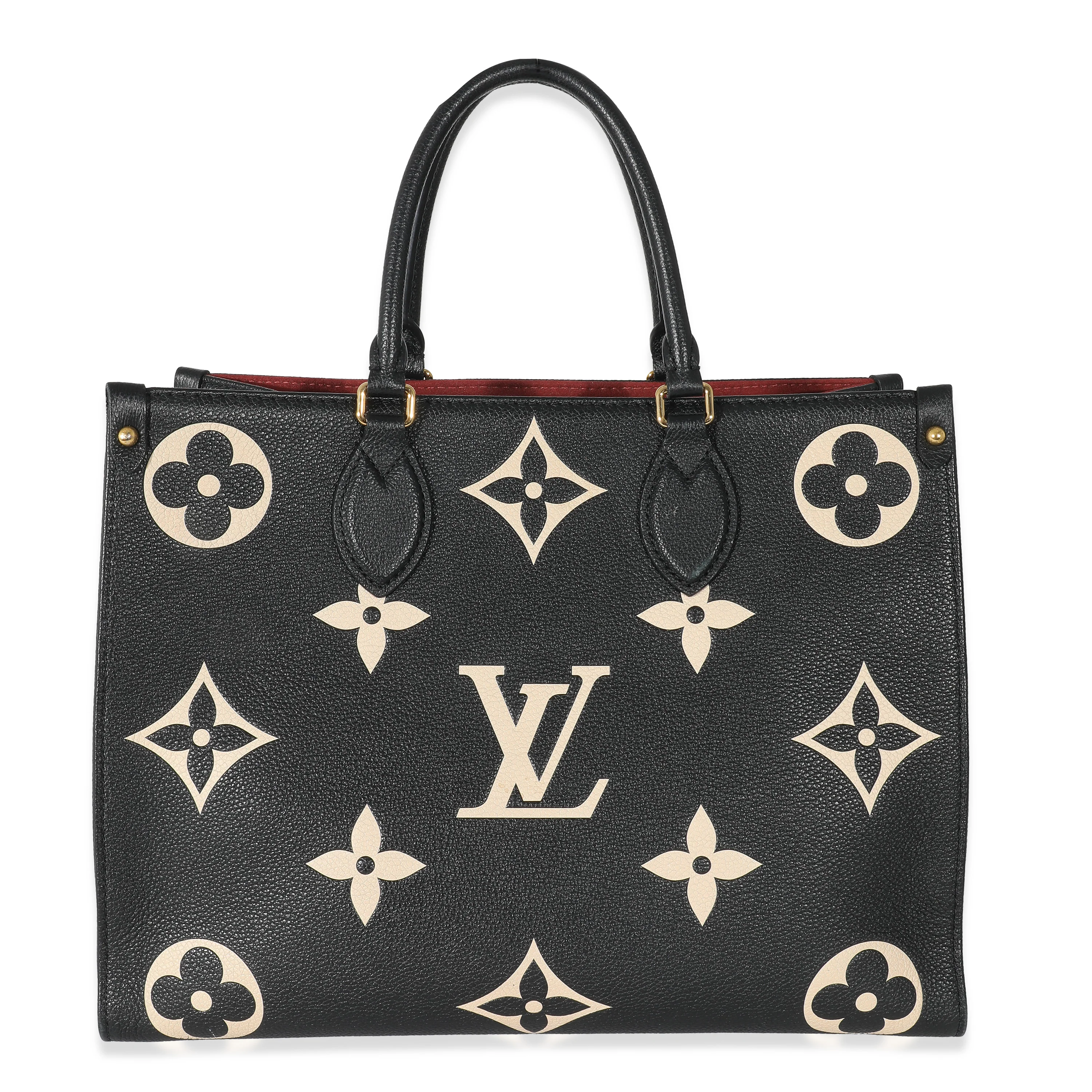 Black Beige Monogram Giant Empreinte Onthego MM