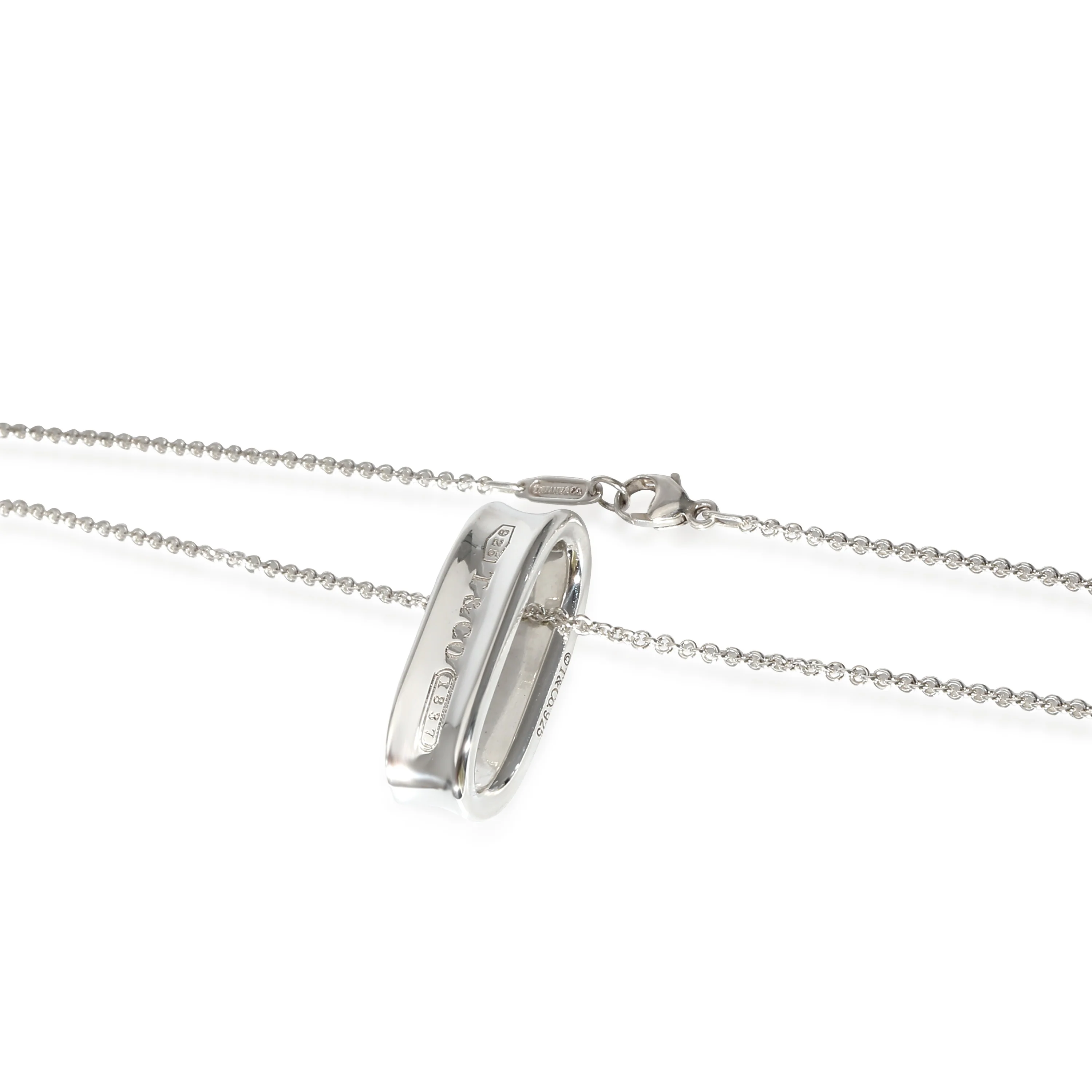 1837 Oval Pendant in Sterling Silver - Image 3