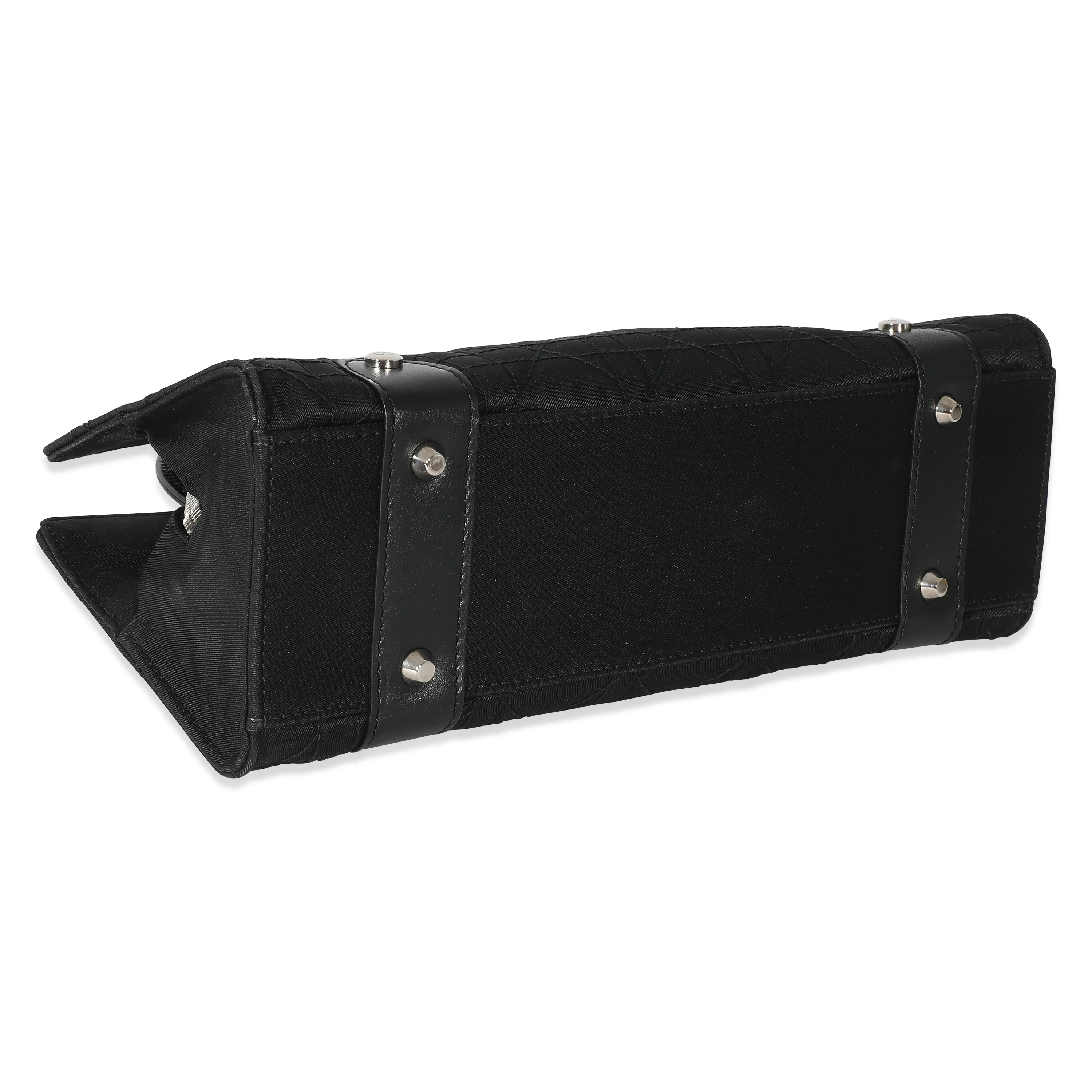 Christian Dior Black Nylon East West Lady Dior - Image 6