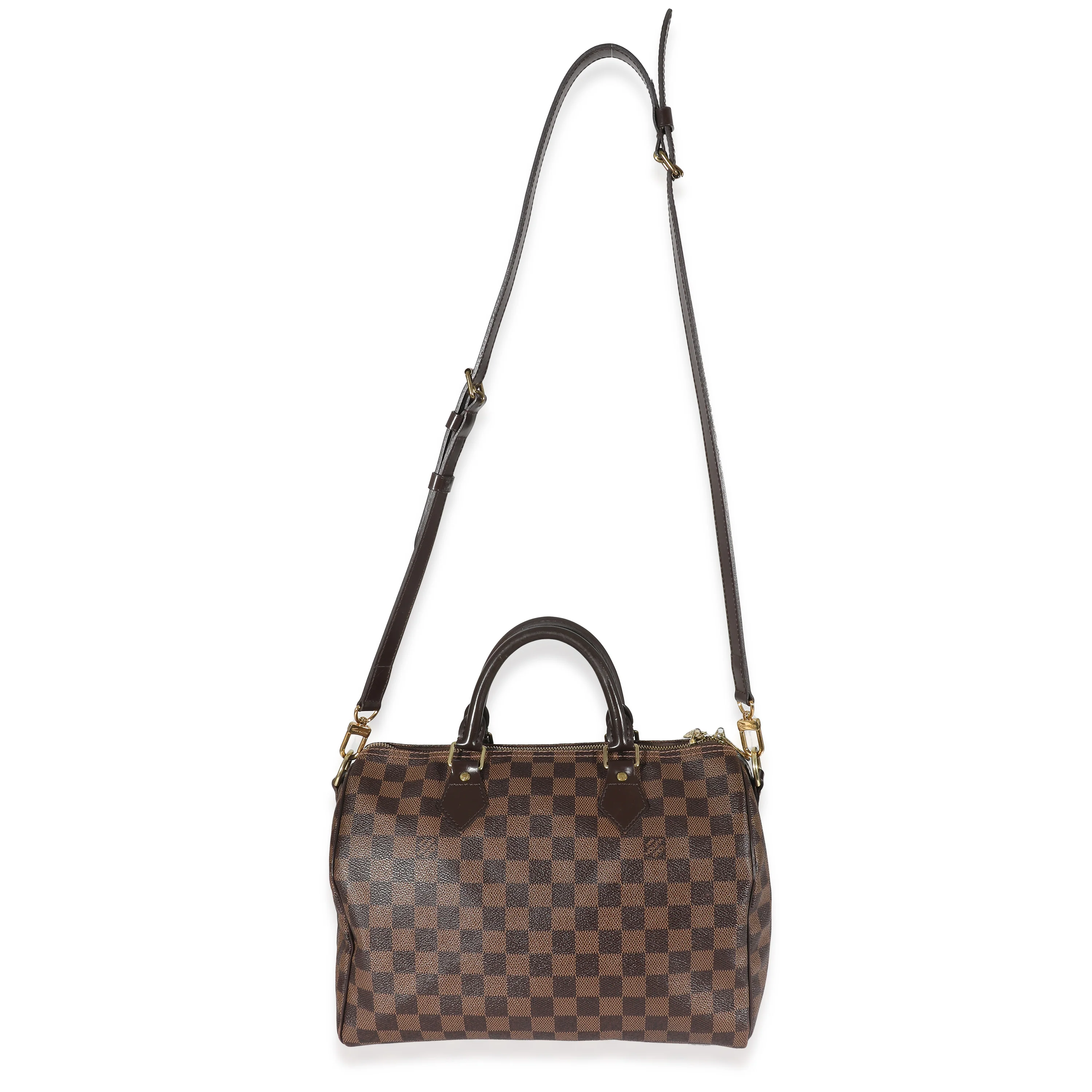 Louis Vuitton Damier Ebene Canvas Speedy Bandouliere 30 - Image 7
