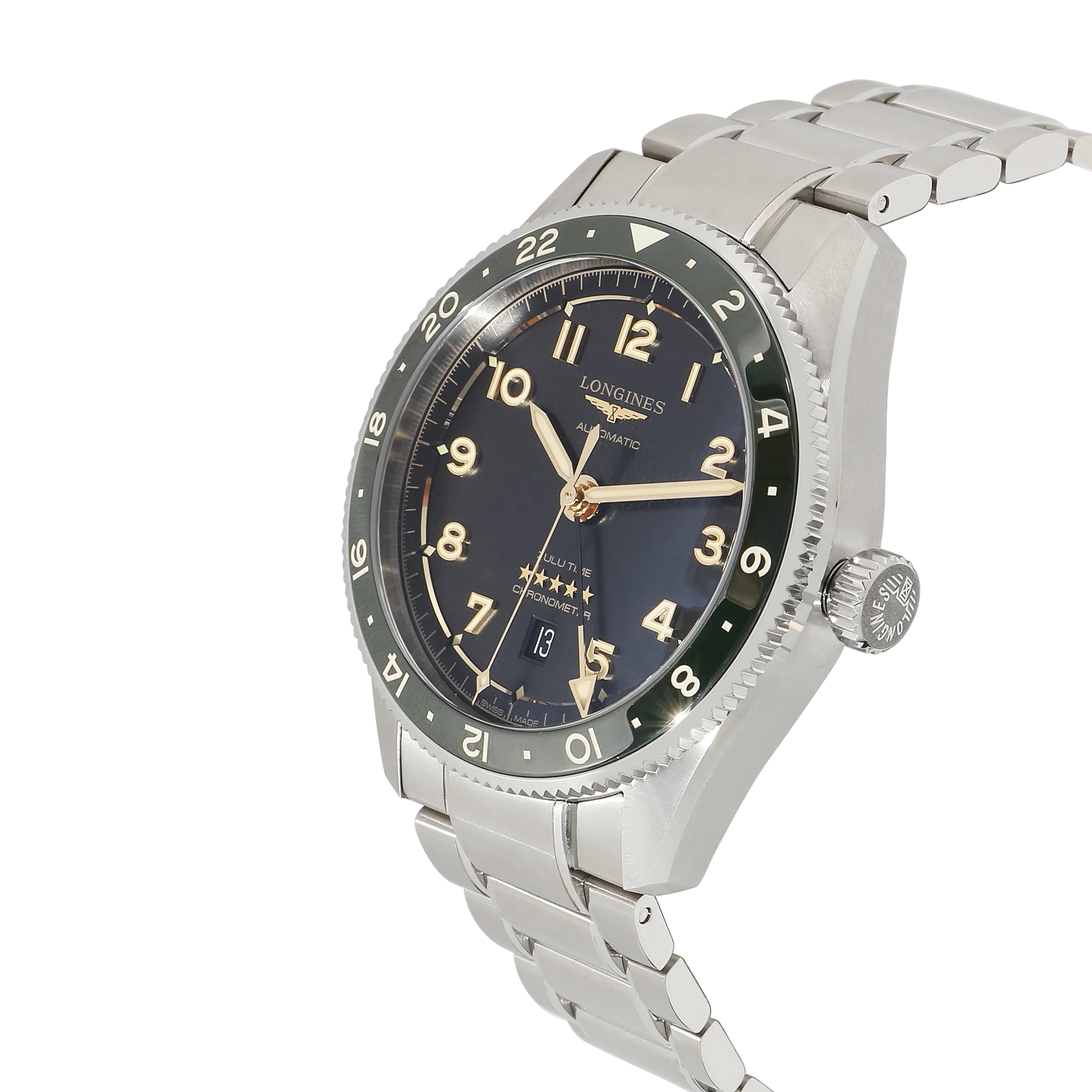 Longines Spirit Zulu Time L3.812.4.63.6 Mens Watch in  Stainless Steel - Image 2
