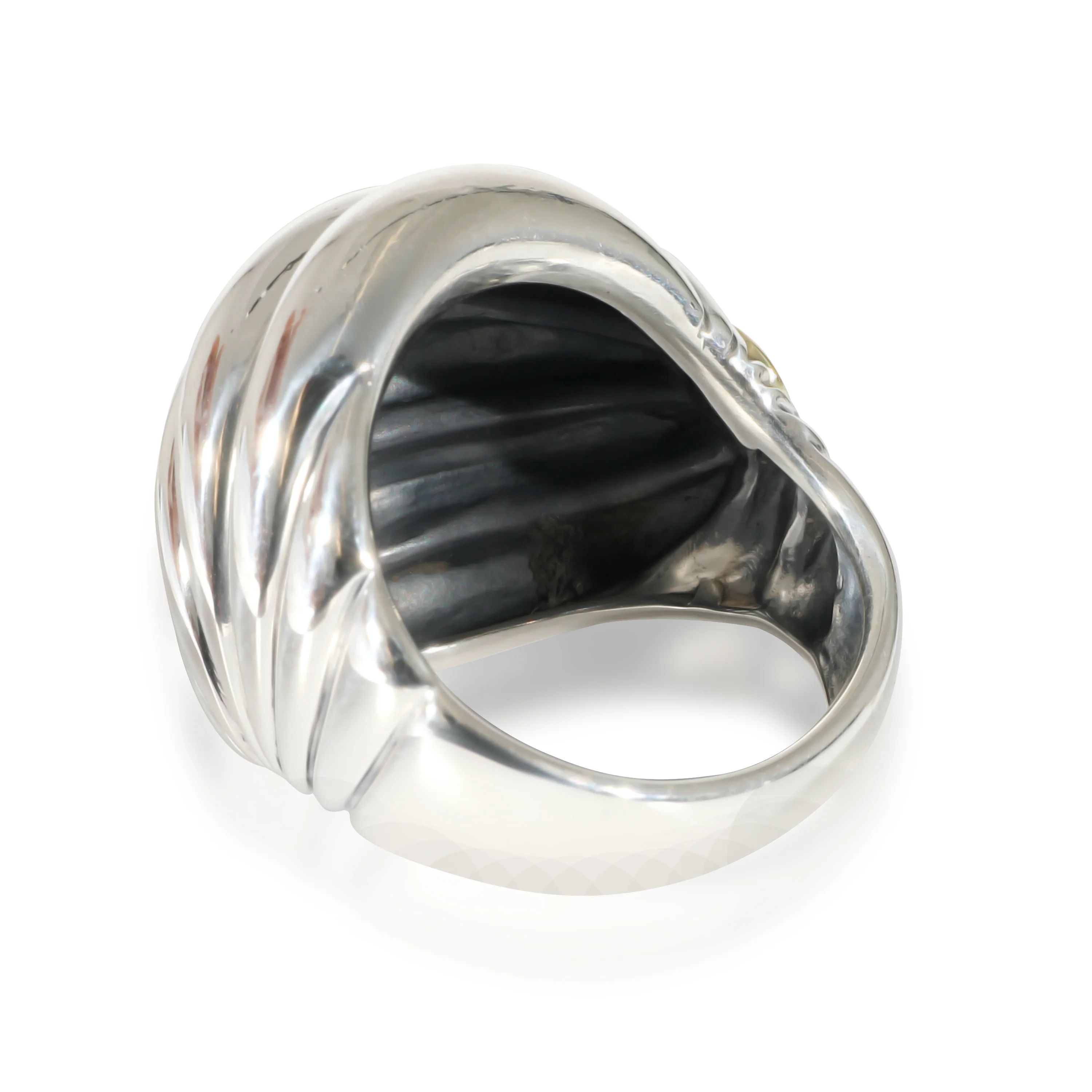 David Yurman Sculpted Cable Fashion Ring in Sterling Silver - Image 3