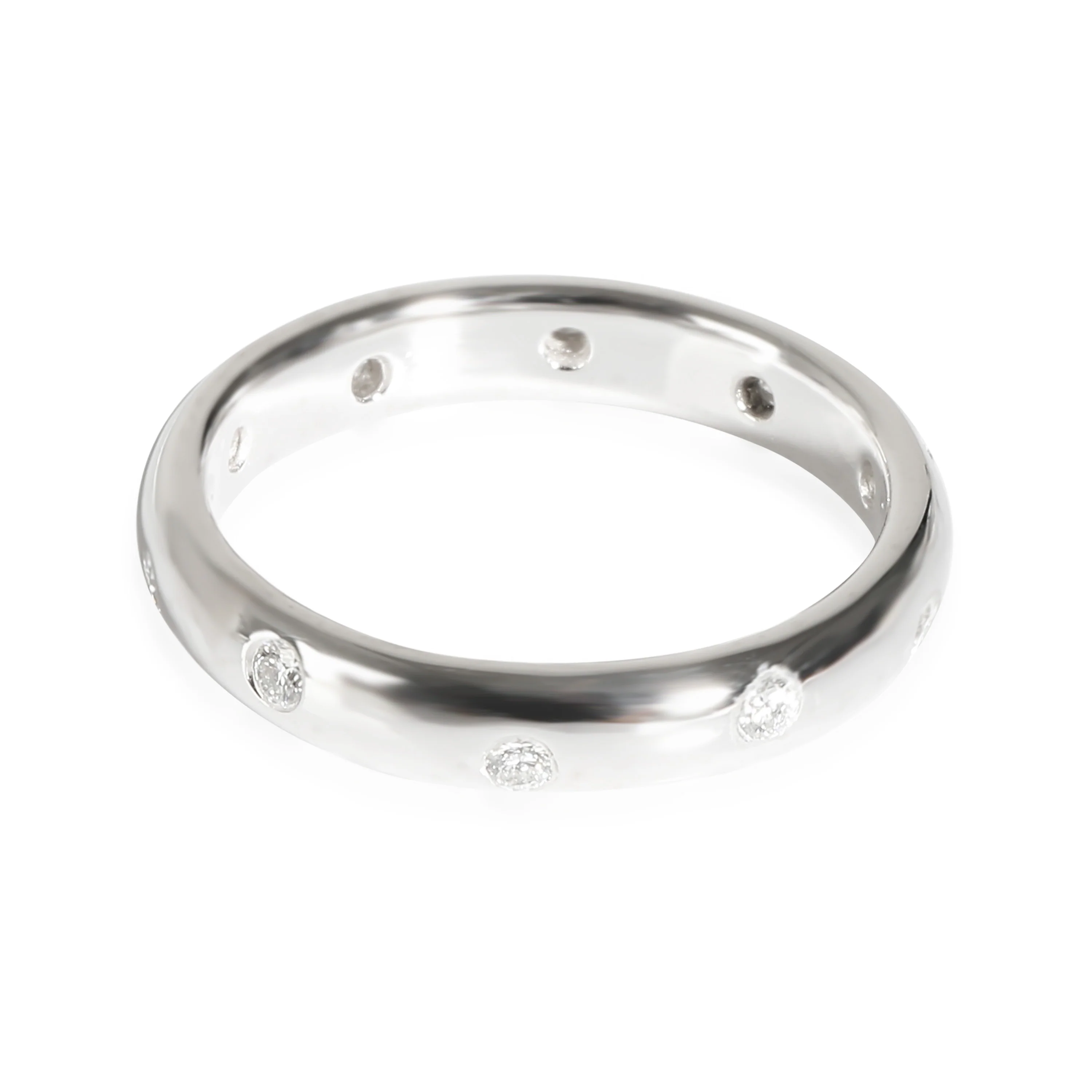 Etoile Wedding Band in  Platinum 0.22 CTW - Image 3