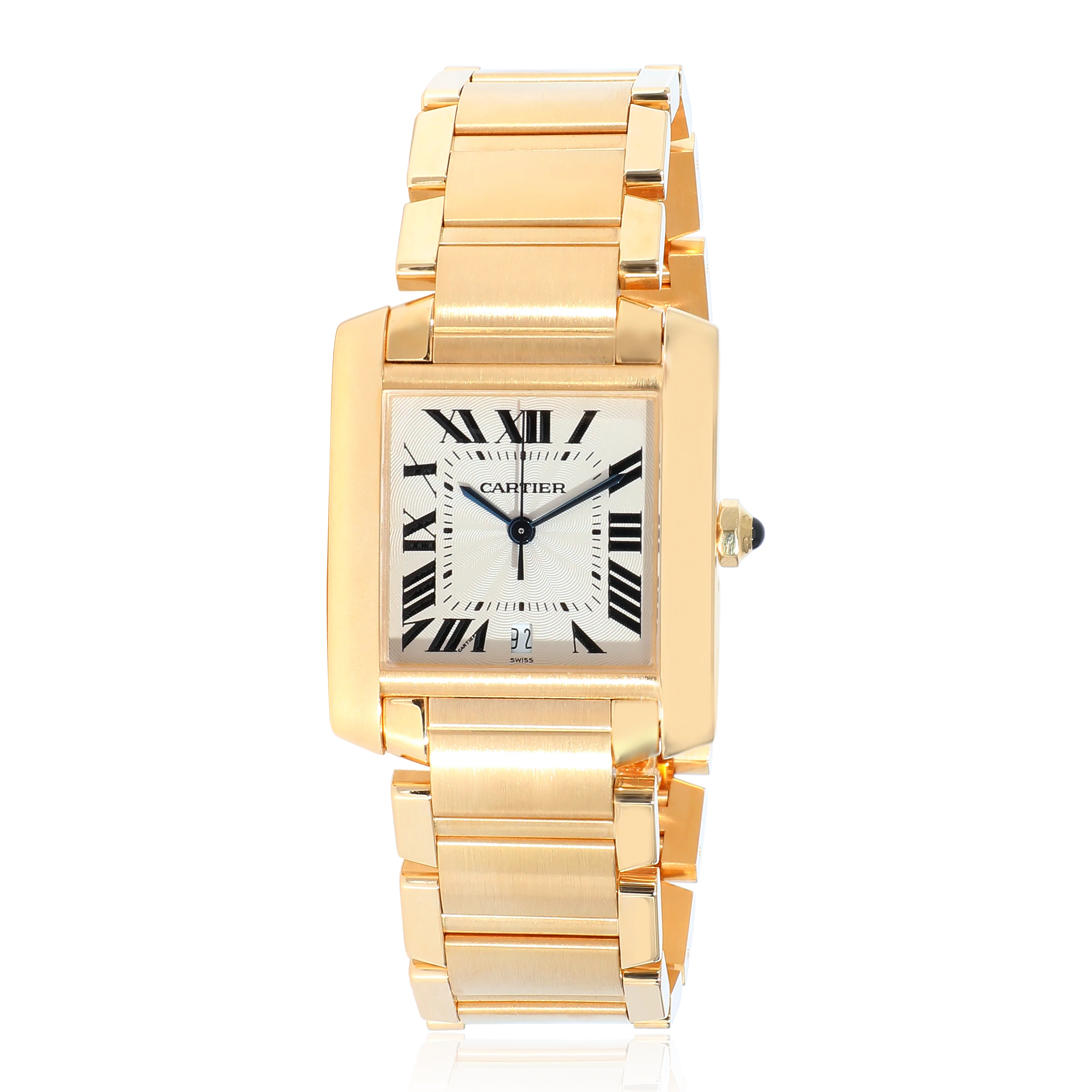 Cartier Tank Francaise W50001R2 Unisex Watch in 18kt Yellow Gold - Image 4