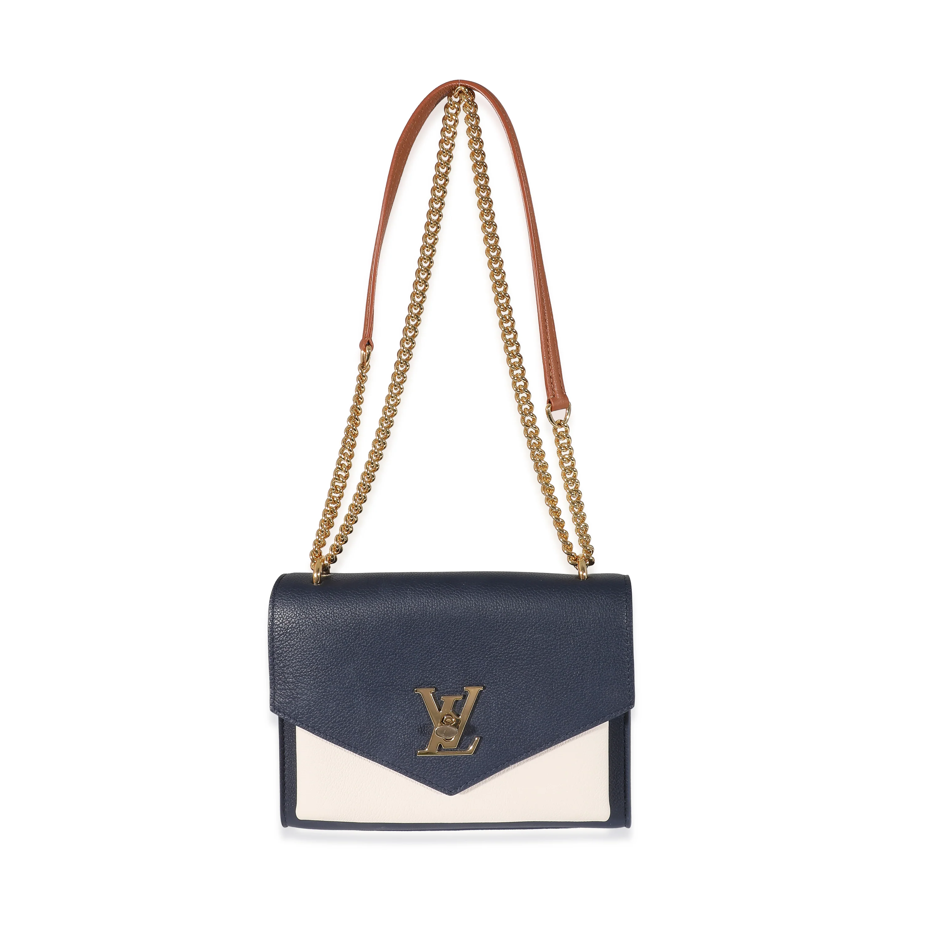 Louis Vuitton Tricolor Grained CalfSkin Leather MyLockMe Chain Bag - Image 4