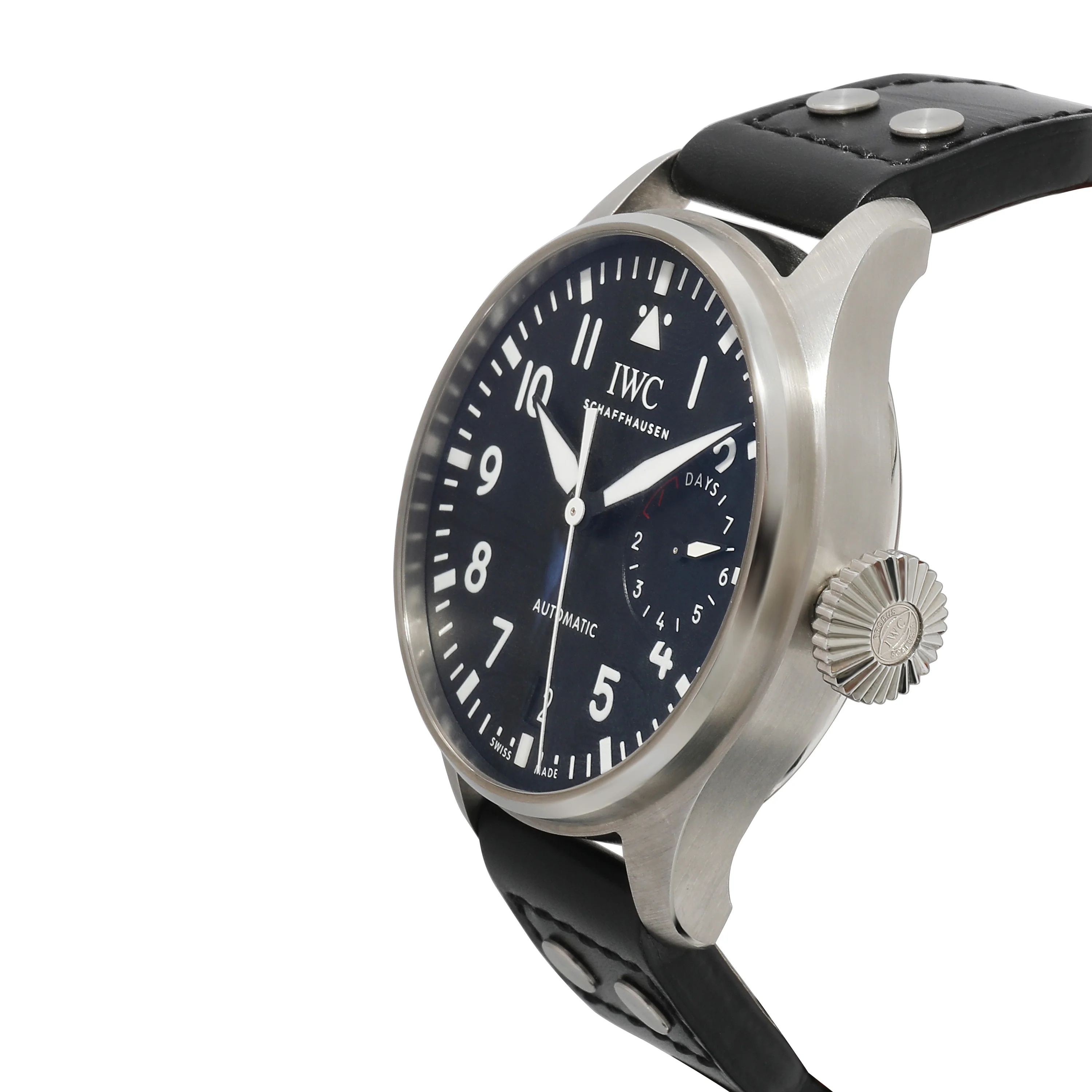 IWC Big Pilot 7 Day Reserve IW501001 Mens Watch in  Stainless Steel - Image 3