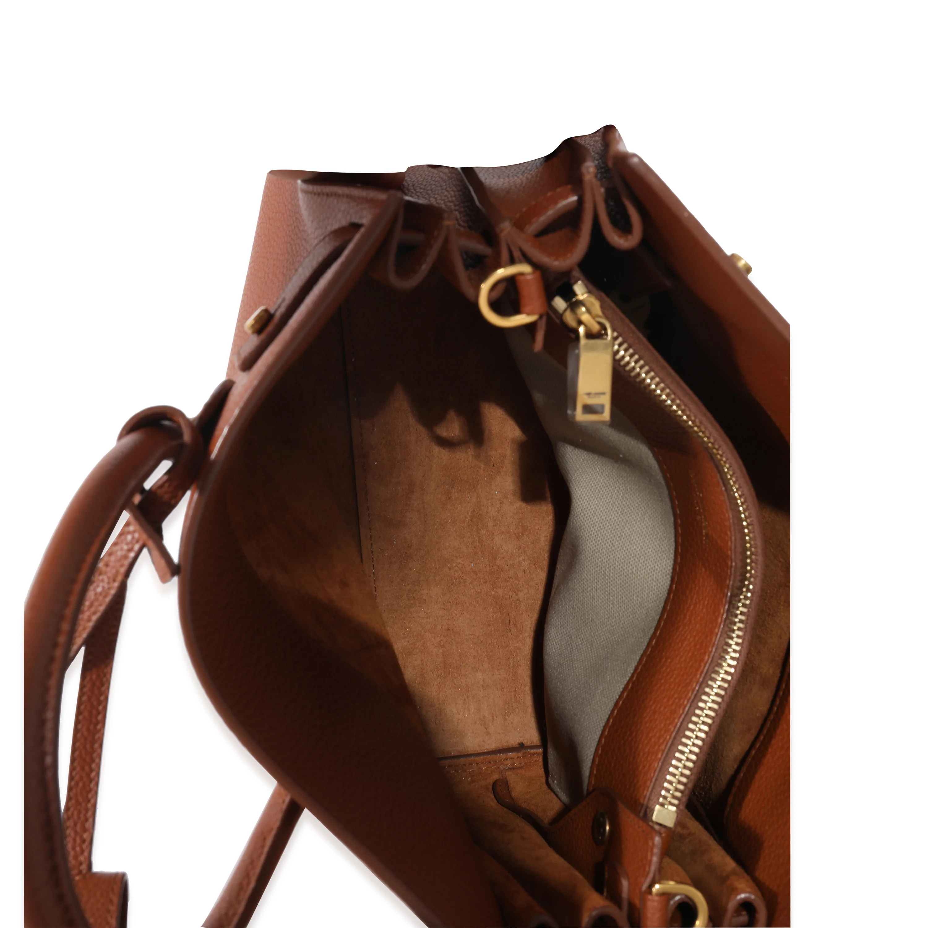 Saint Laurent Brick Grained Supple Leather Baby Sac De Jour - Image 4