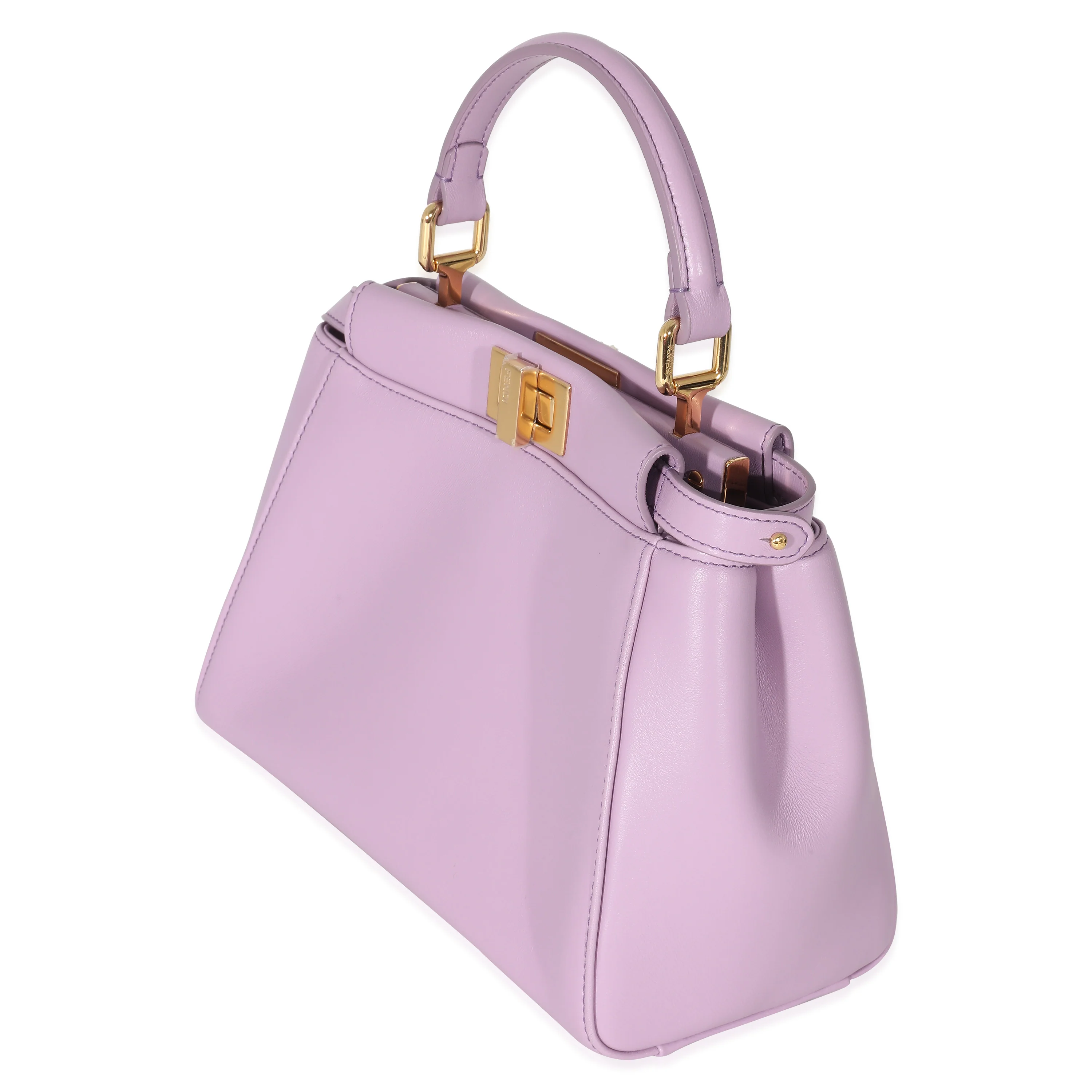 Fendi Lavender Nappa Iconic Mini Peekaboo - Image 2