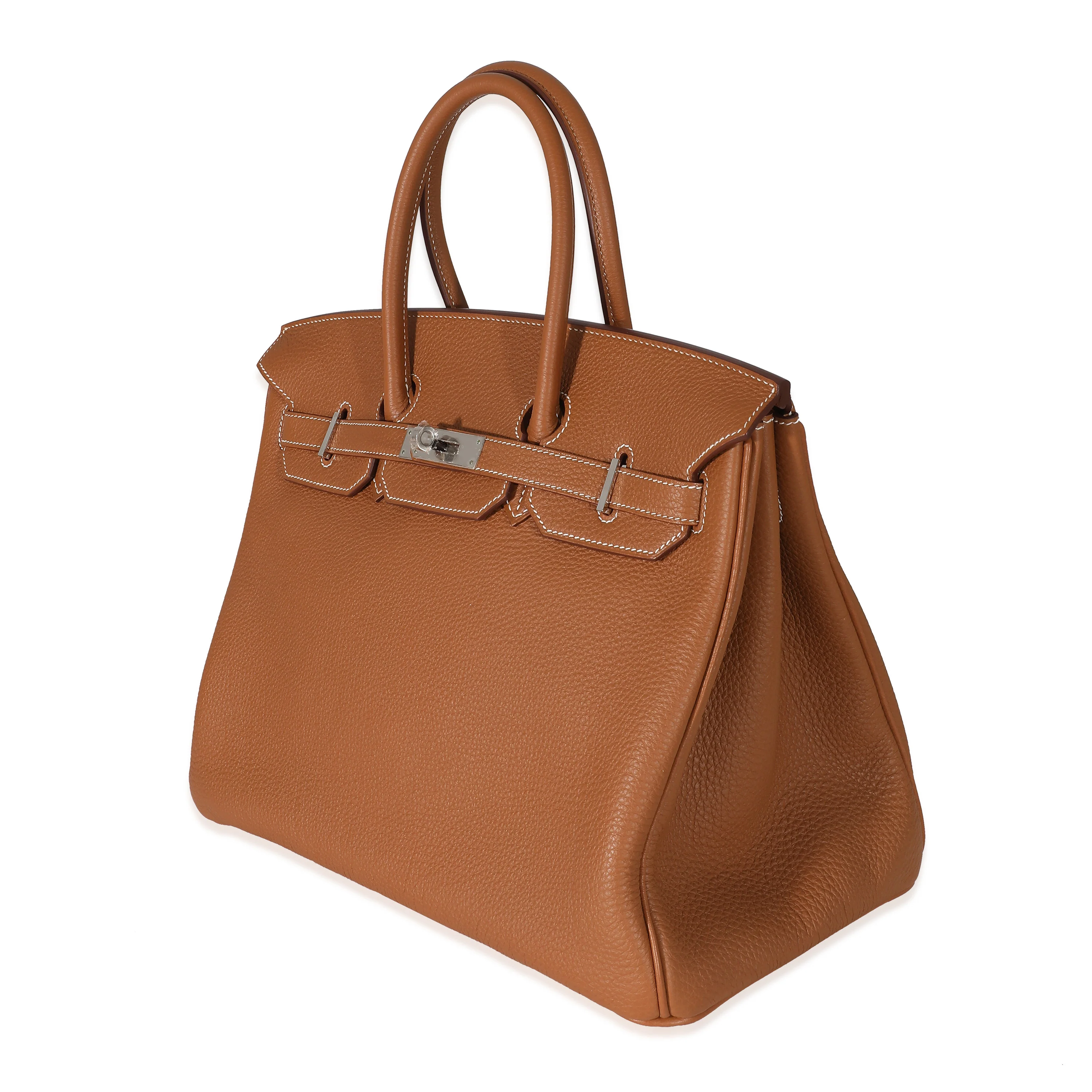 Hermes Gold Togo Birkin 35 PHW - Image 2