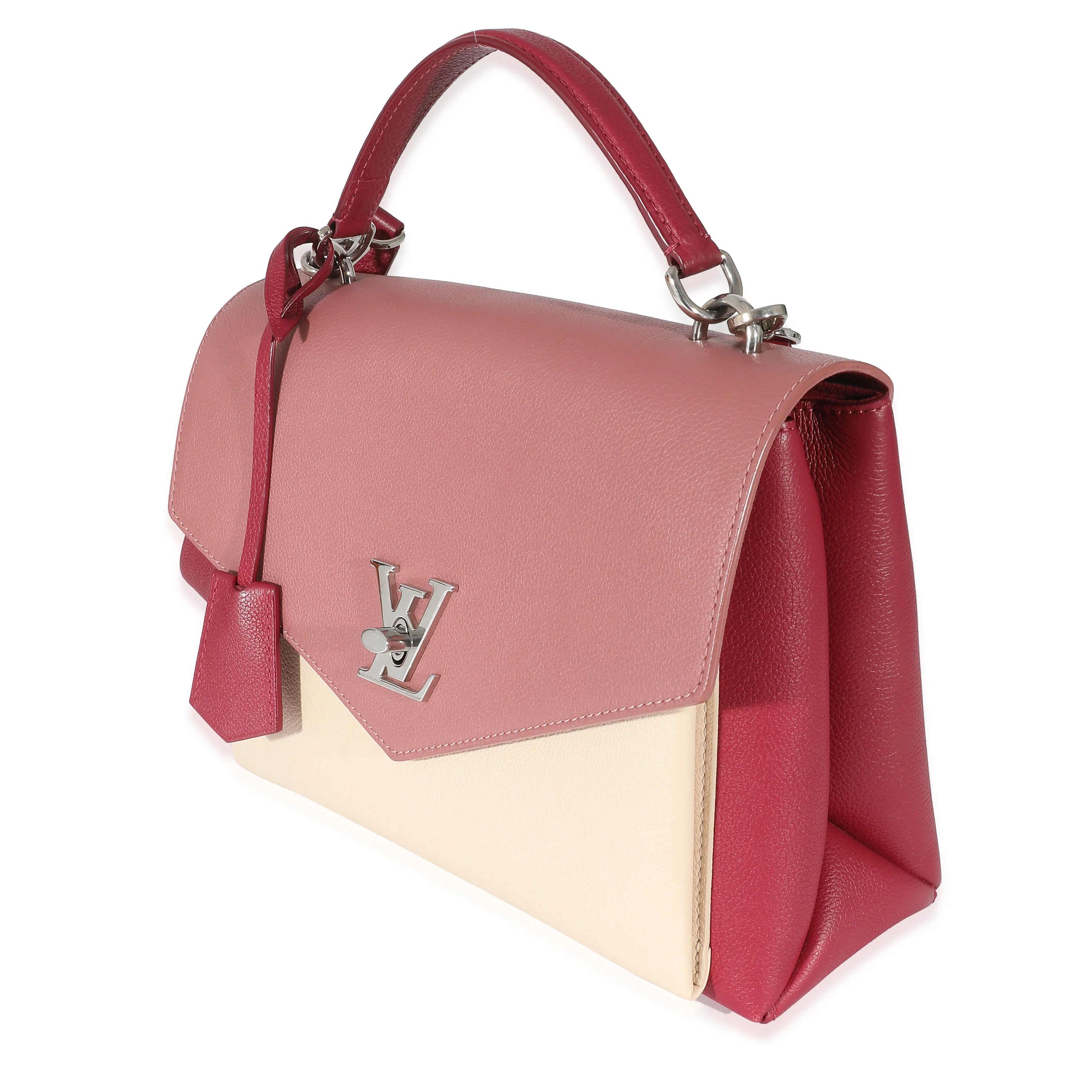 Louis Vuitton Tricolour Soft Calfskin Lockme Top Handle - Image 2