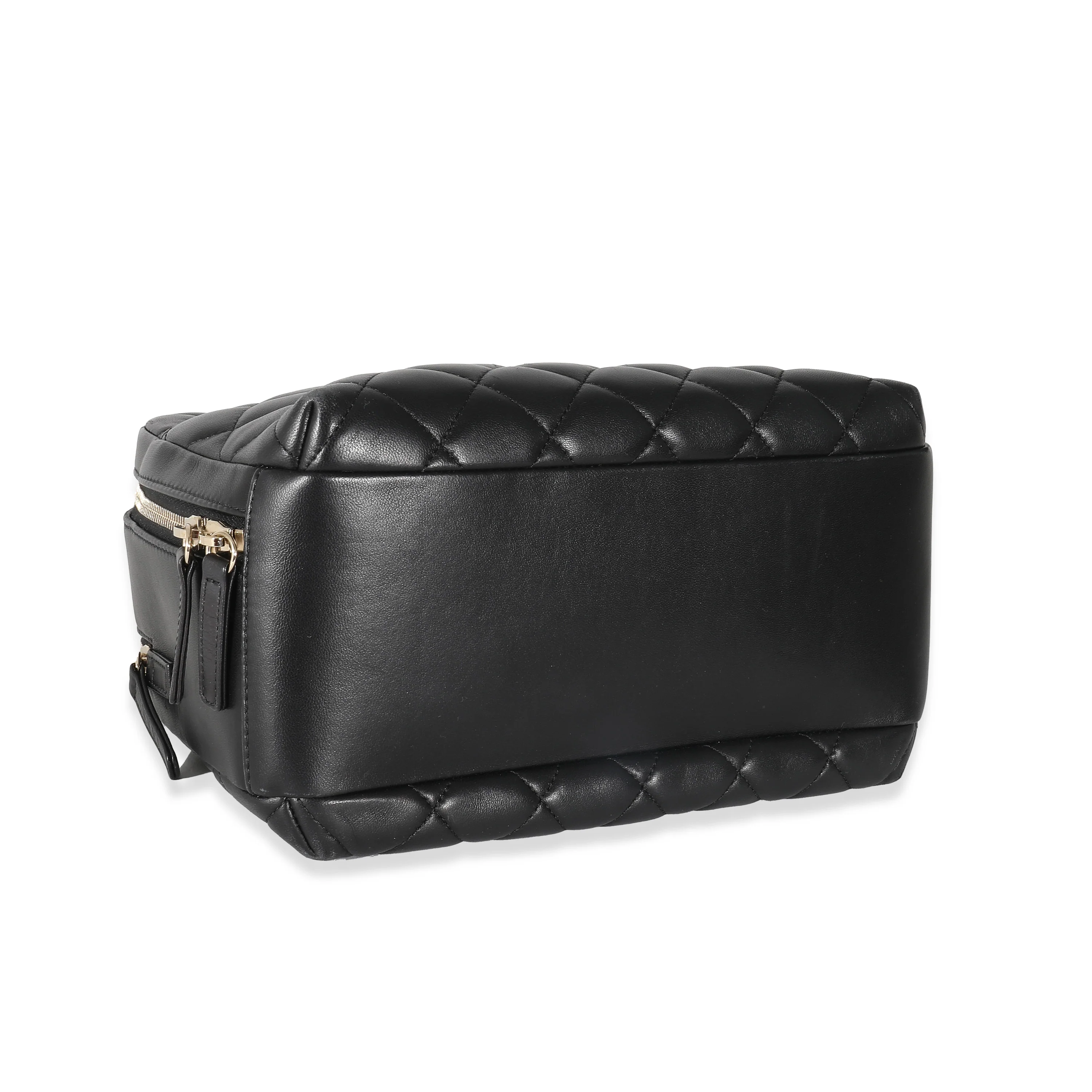 Chanel Black Quilted Lambskin Medium Trendy CC Bowling Bag - Image 7