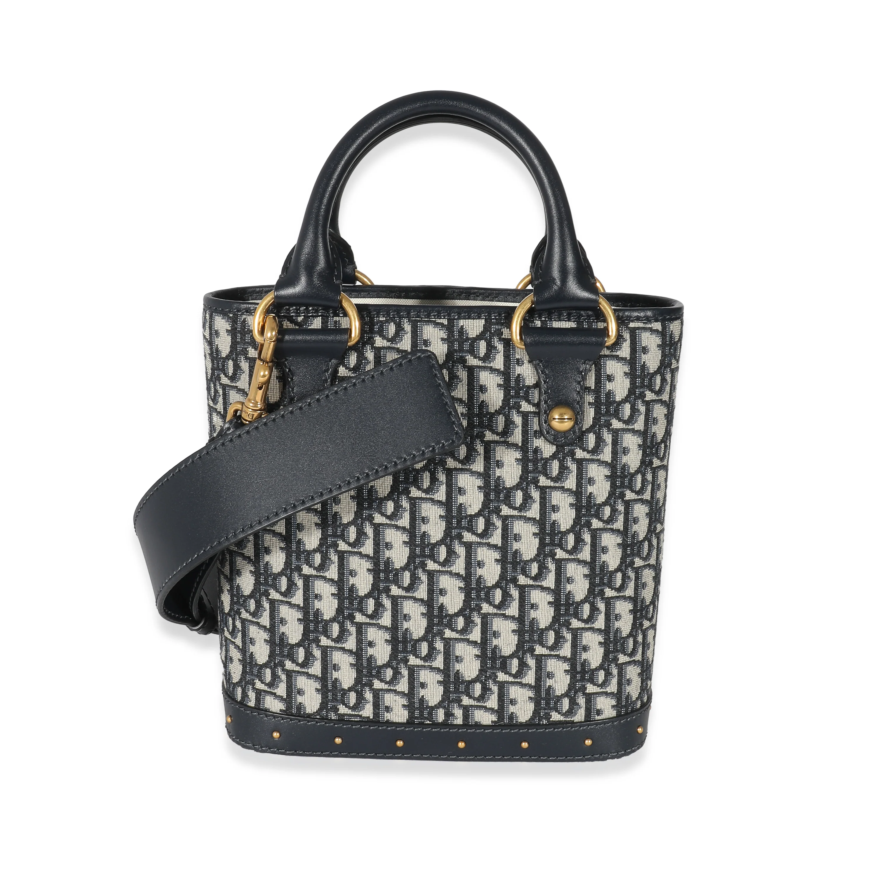 Christian Dior Studded Blue Oblique DiorAvenue Bag - Image 3