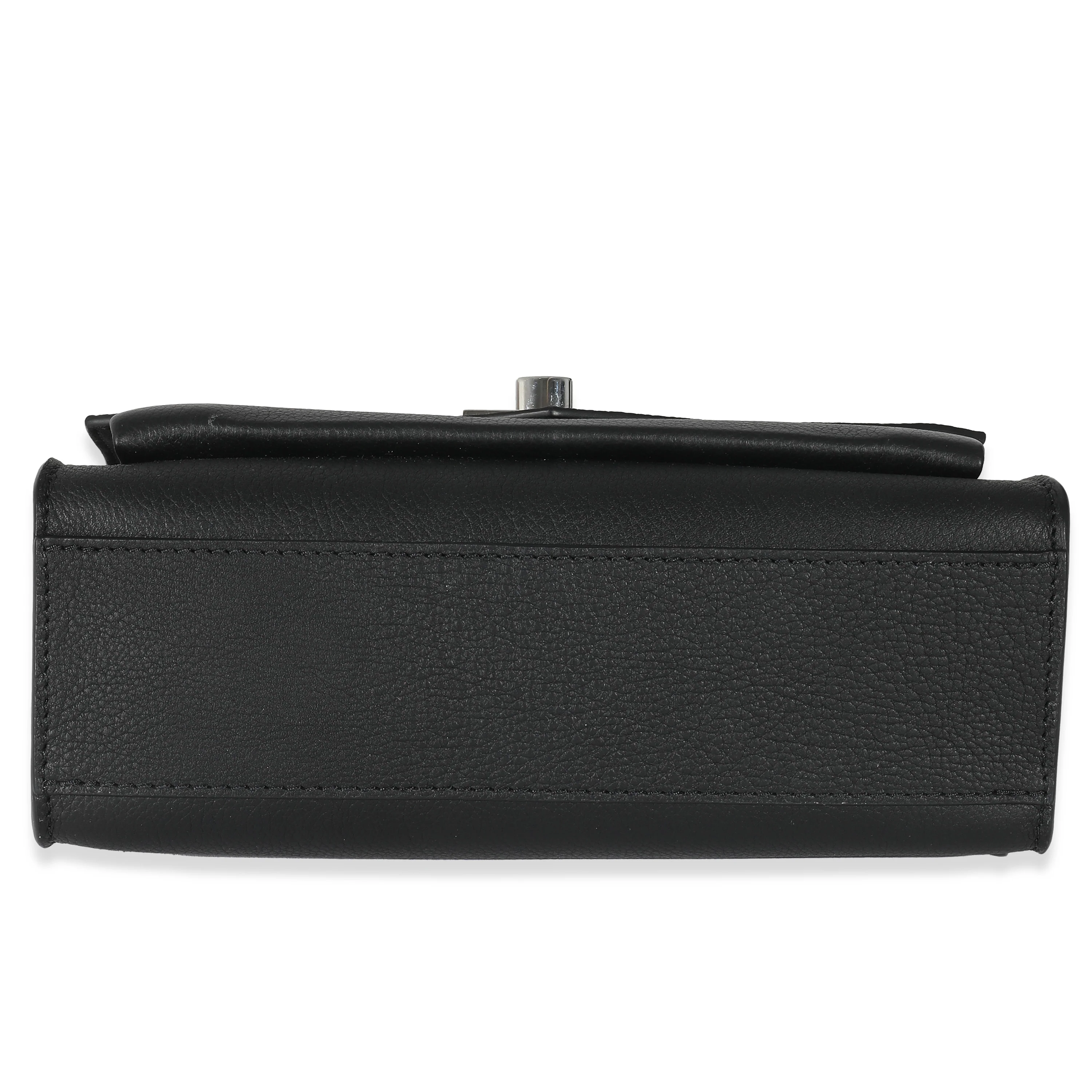 Louis Vuitton Black Calfskin Mylockme Chain Bag - Image 6